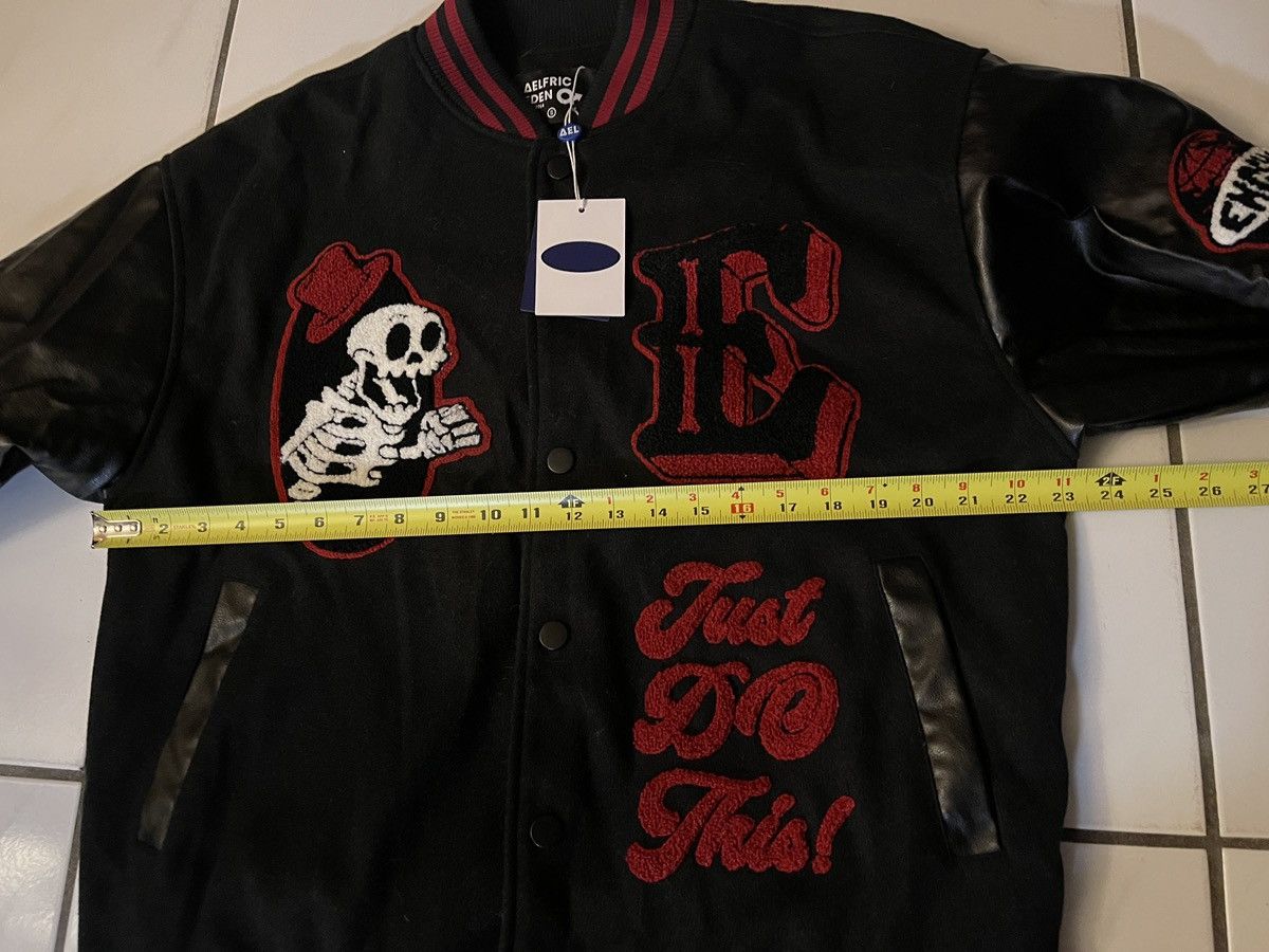 Other Aelfric Eden Size Small Black Varsity Bomber Jacket Skeleton Size US S / EU 44-46 / 1 - 7 Thumbnail