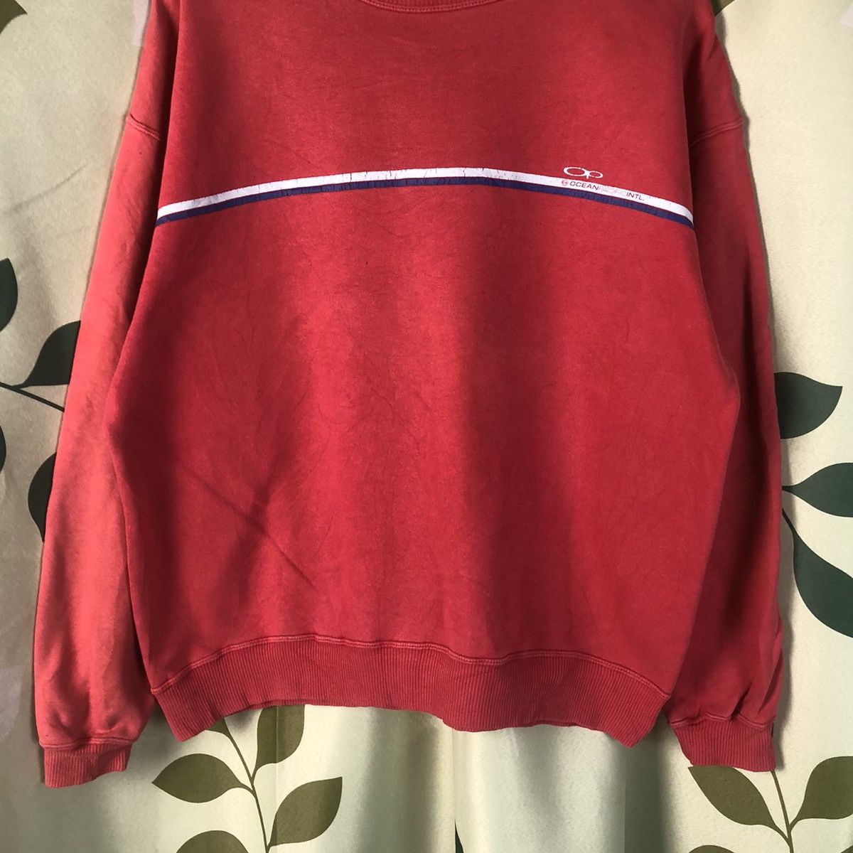 Ocean Pacific × Vintage Ocean Pacific vintage surf Red Sweathshirt #7432 Size US M / EU 48-50 / 2 - 3 Thumbnail