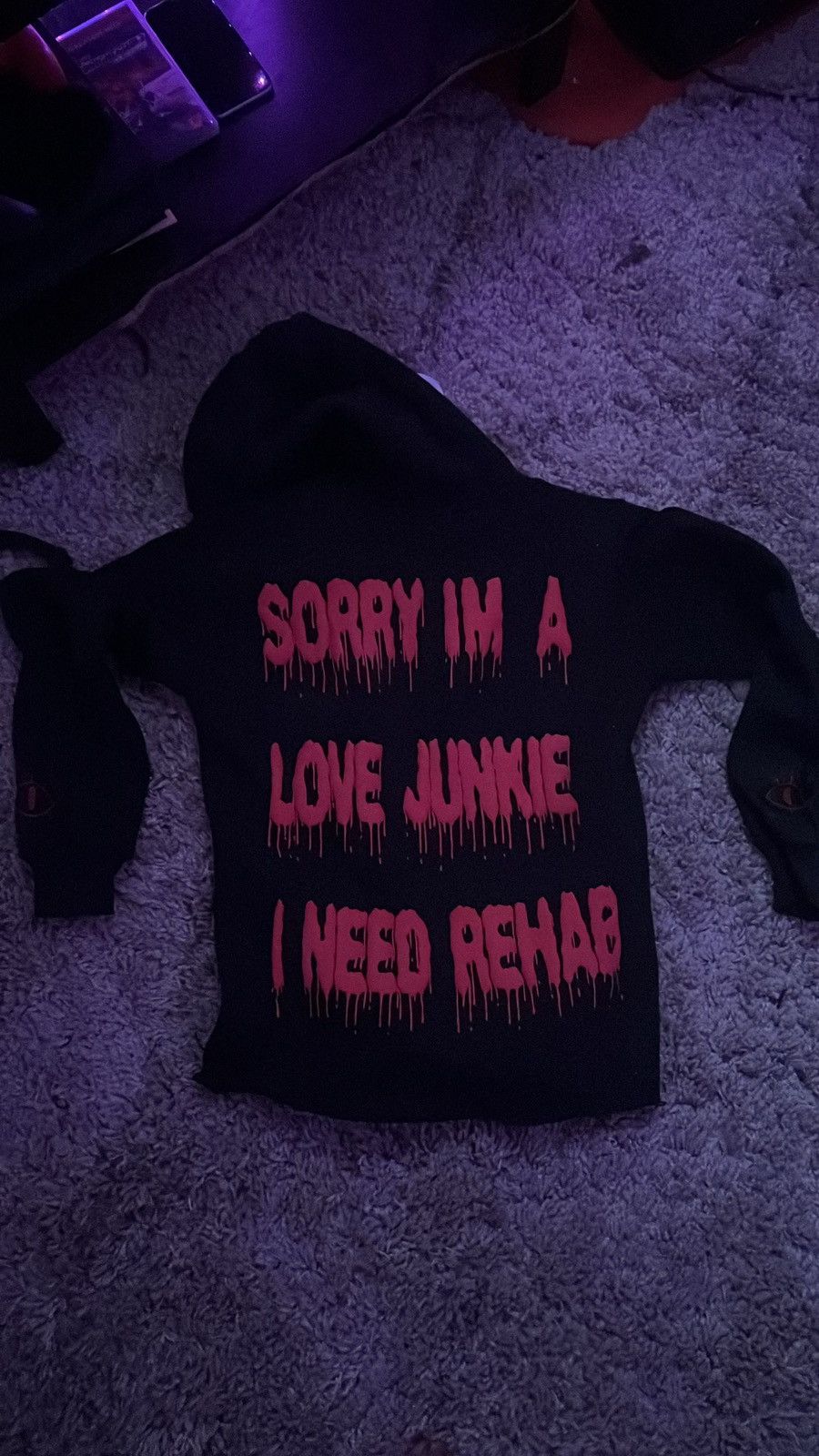 Other LOVE IS A DRUG CROPPED HOODIE Size US M / EU 48-50 / 2 - 2 Thumbnail