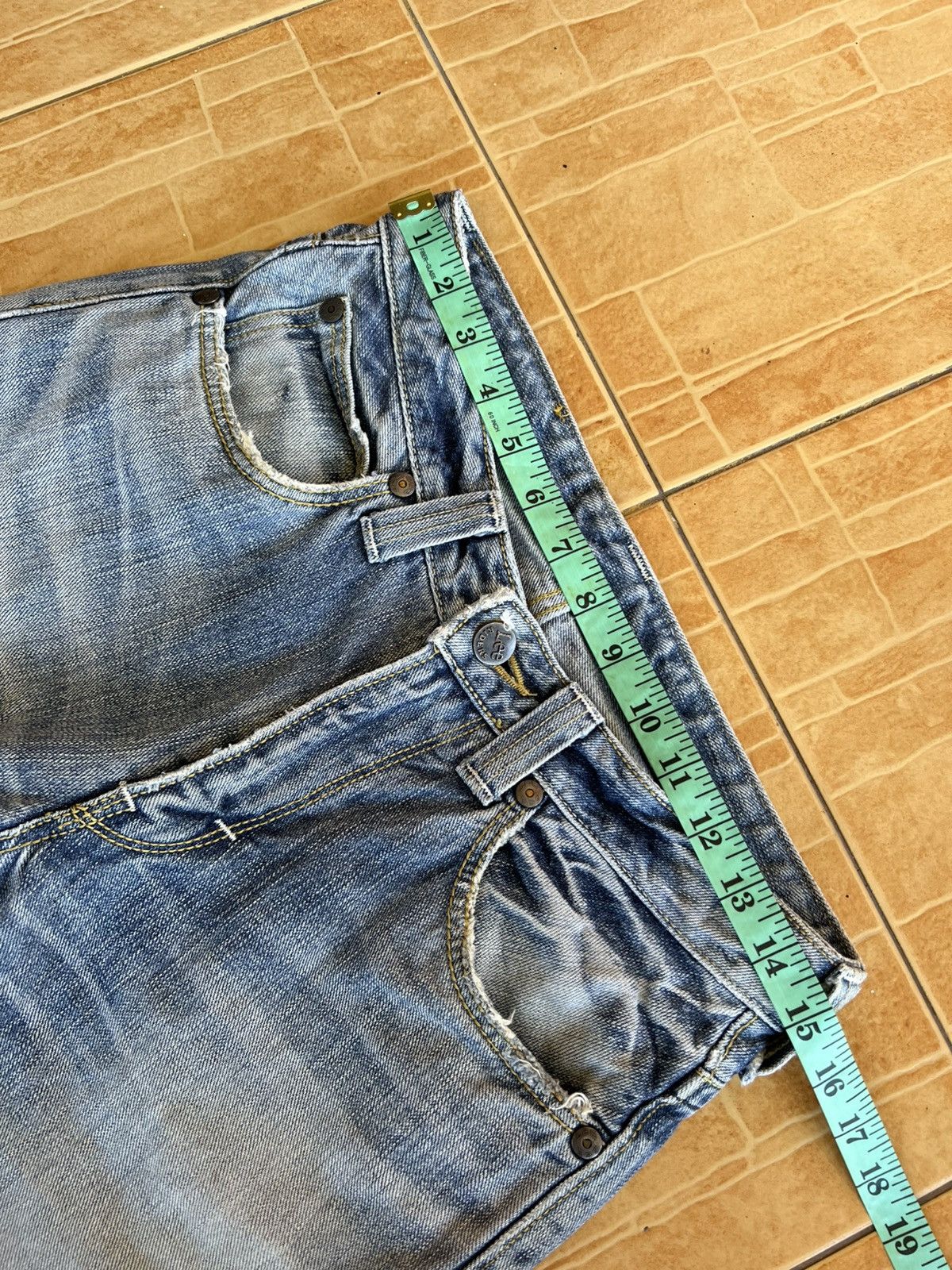 Lee Vintage Lee Riders Distress Jean Size US 29 - 3 Thumbnail
