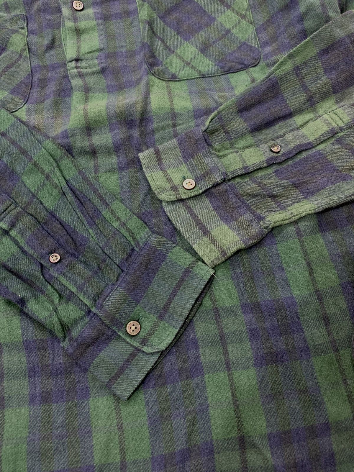 45rpm 🐍 45Rpm Half Button Flannel Shirt Size US L / EU 52-54 / 3 - 4 Thumbnail