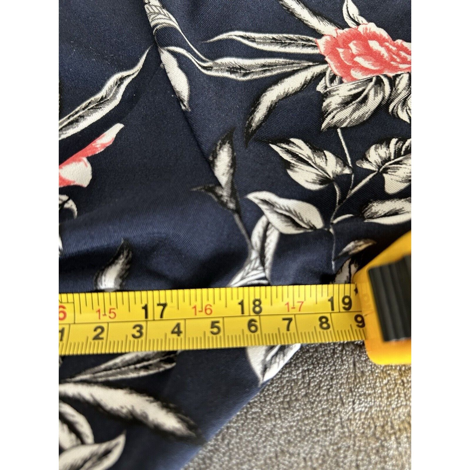 Other Lane Bryant Womens Blue Floral Faux Wrap Dress Sz 14/16 Stre Size XL / US 12-14 / IT 48-50 - 8 Thumbnail