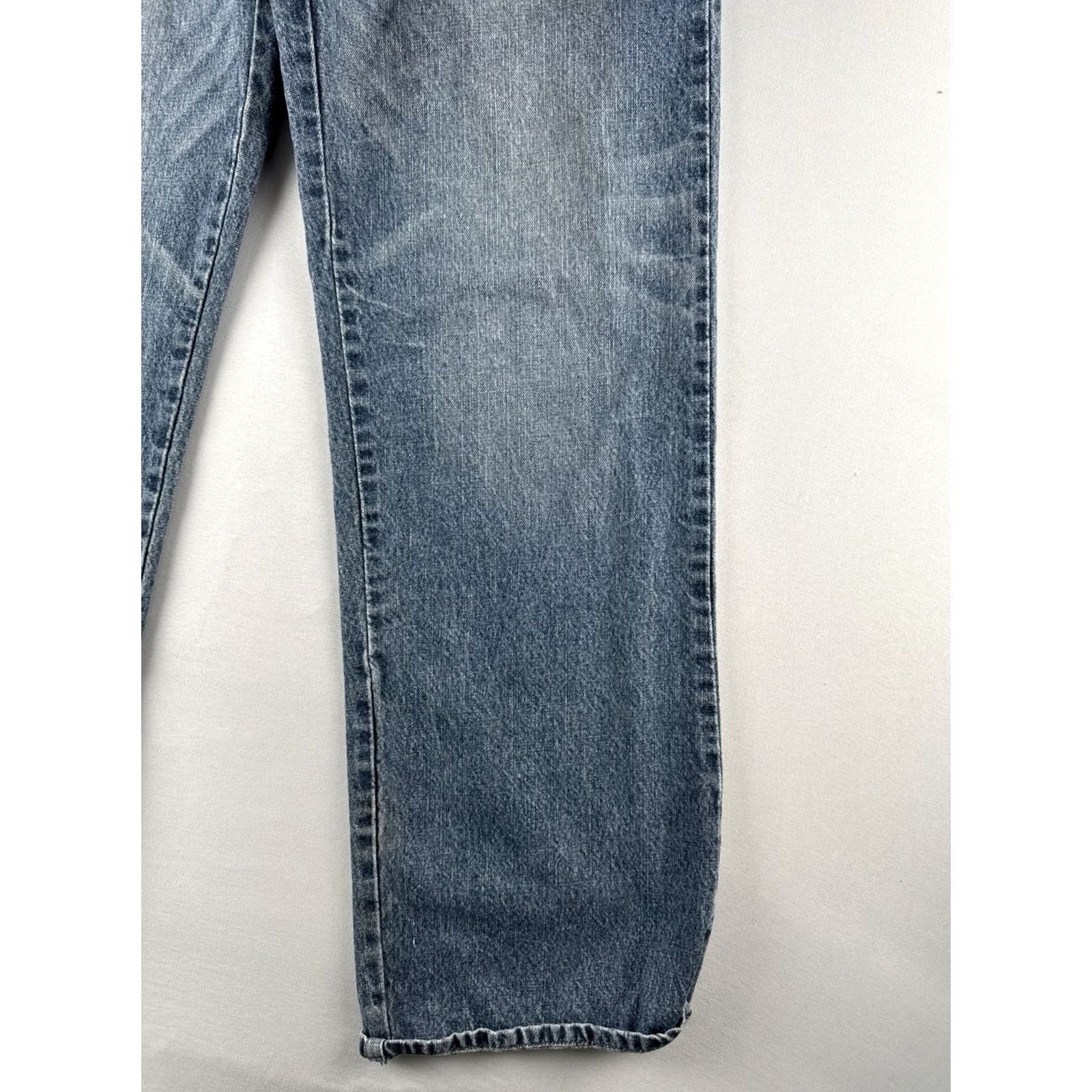 Denime VINTAGE Marc Ecko Jeans Bootcut 36 Denim Men Regular Inseam 33 Blue Fleur De Lis Back Pocket Clamp Stitching Back Pocket Embellished Size 36 Size US 36 / EU 52 - 4 Thumbnail