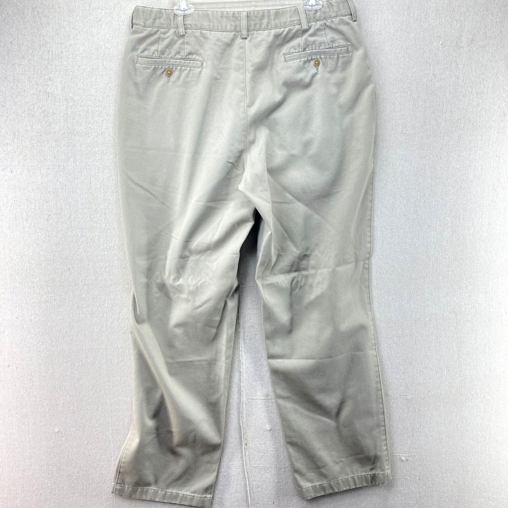 Vintage Cabela's Pants Men 36x32 Beige Chino Hunting Fishing Hiking Comfort Stretch Waist Regular Front Flat Front Denim Cotton JAB Men Size US 36 / EU 52 - 6 Thumbnail