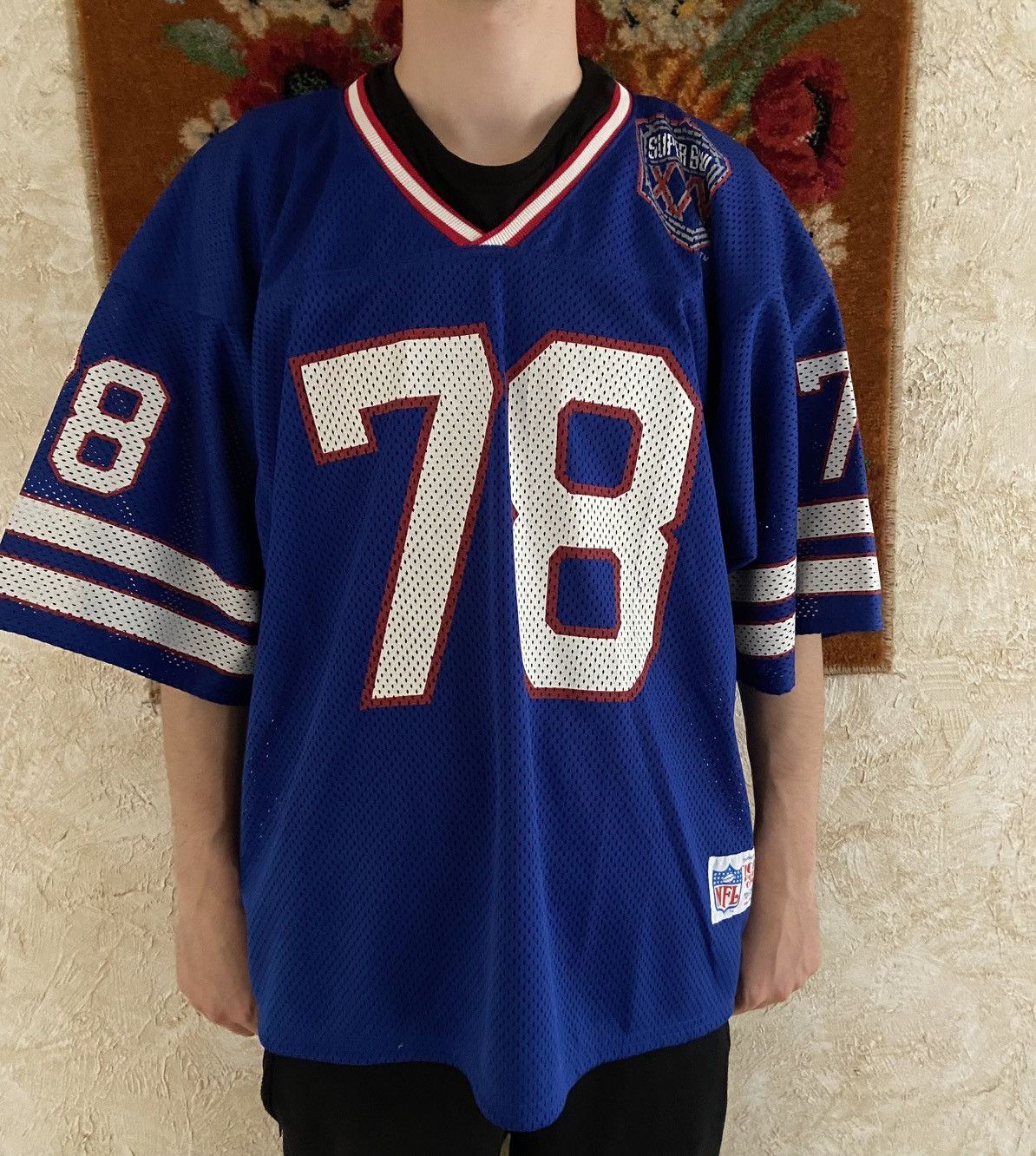 NFL Billis Super Bowl American football shirt number 78 Size US L / EU 52-54 / 3 - 2 Thumbnail