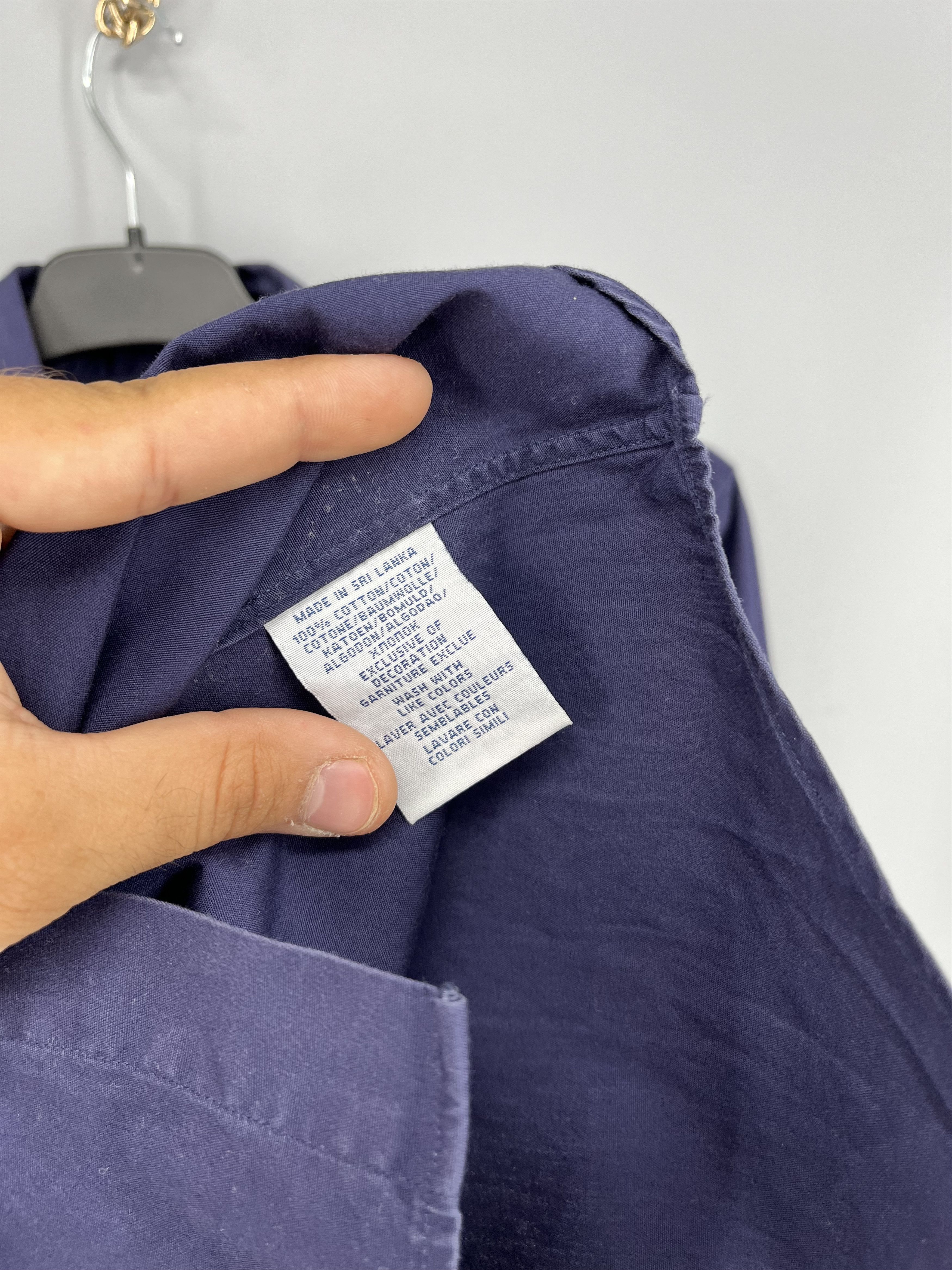 Polo Ralph Lauren Vintage Navy Shirt Polo Ralph Lauren Size M Rare Size US XS / EU 42 / 0 - 7 Thumbnail