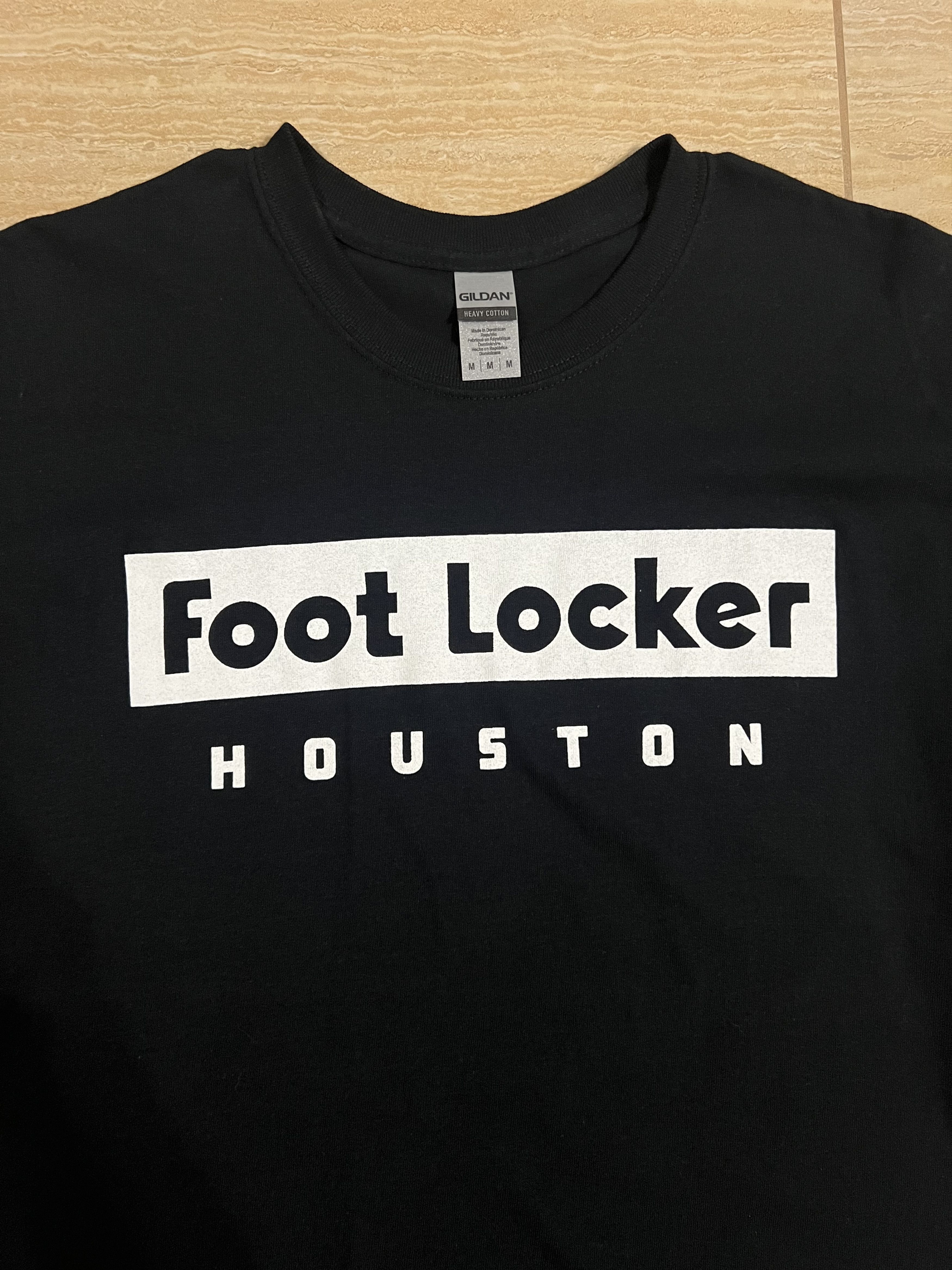Foot Locker Foot Locker Houston T-Shirt Black Short Sleeve Graphic Tee Size US M / EU 48-50 / 2 - 2 Thumbnail