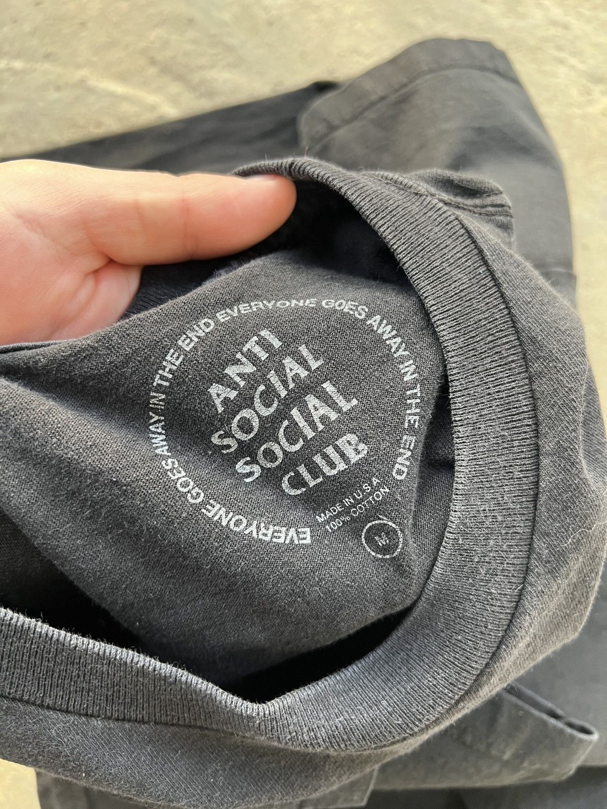 Anti Social Social Club Anti Social Social Club Made In USA Tee Size US M / EU 48-50 / 2 - 3 Thumbnail