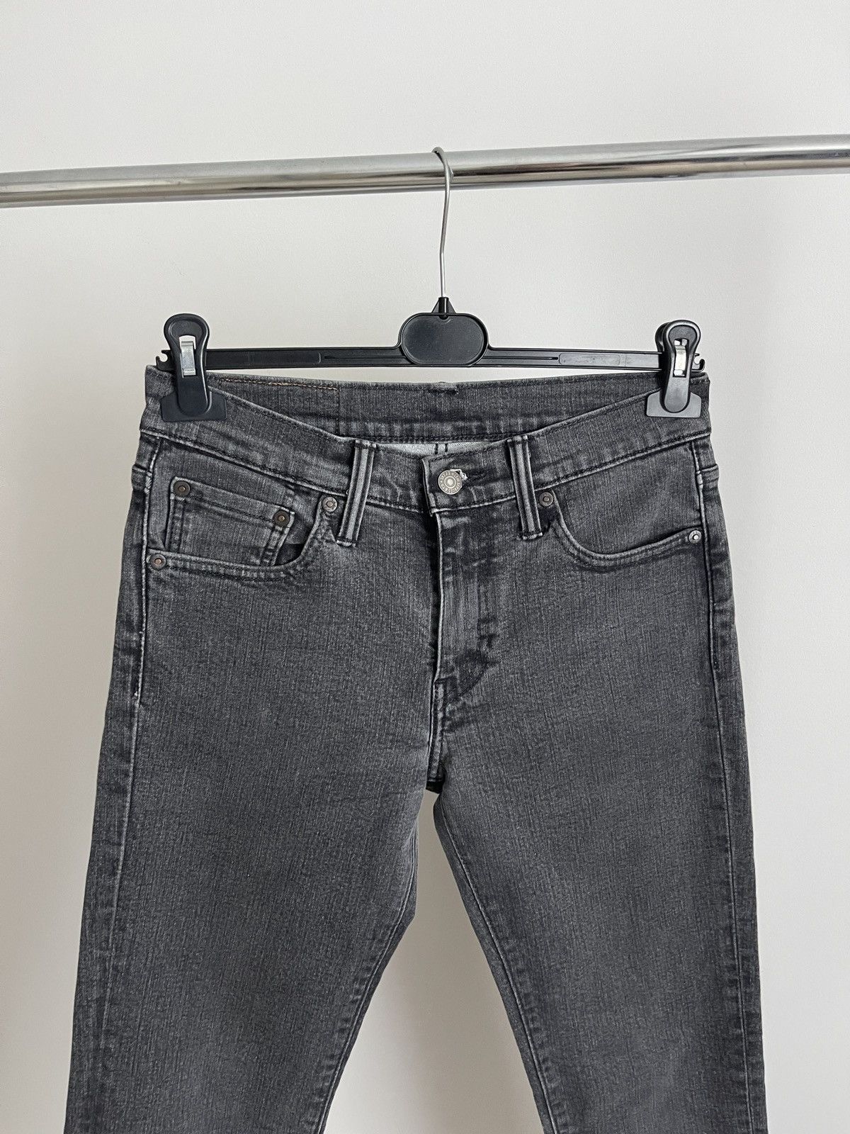 Levi's Levis denim mens jeans gray 29/34 Size US 29 - 2 Thumbnail