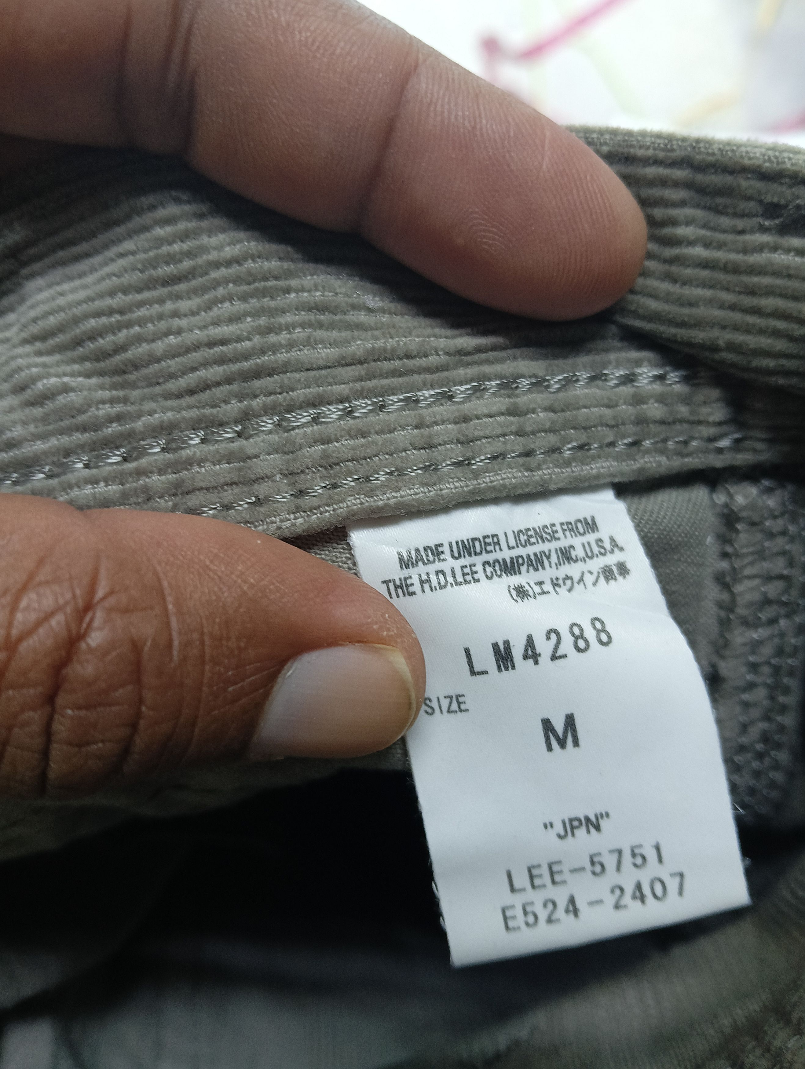 Lee cudroy vintage lee sanforized 5 pocket pants size 33 Size US 33 - 7 Thumbnail