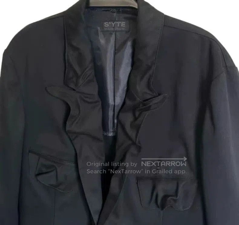 Yohji Yamamoto Yohji Yamamoto S'yte Pleated Military Blazer. Size US L / EU 52-54 / 3 - 2 Thumbnail