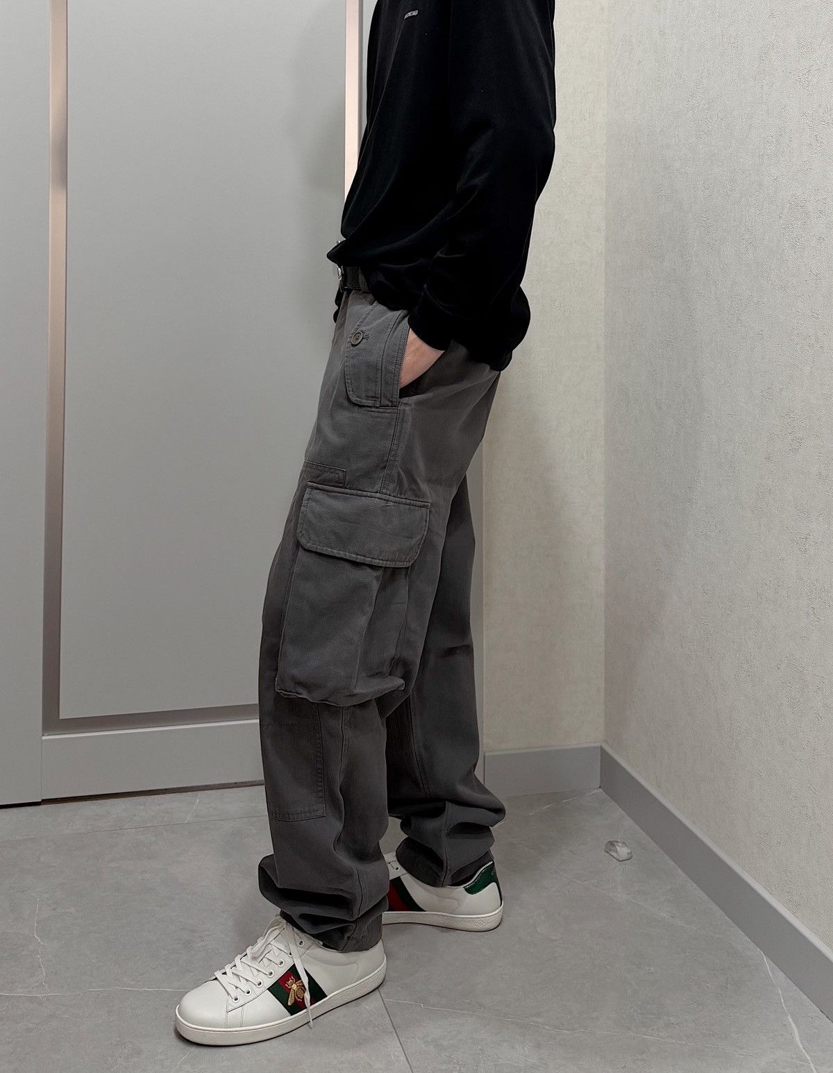 Prada PRADA FW2006 Cargo Pants vintage cotton wool wide raf simons Size US 32 / EU 48 - 3 Thumbnail