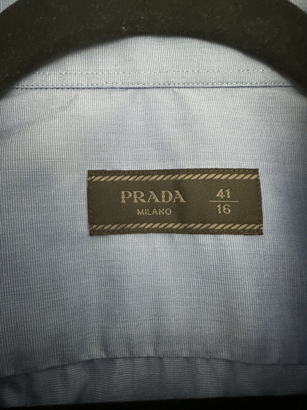 Prada Prada blue shirt Size US L / EU 52-54 / 3 - 3 Thumbnail