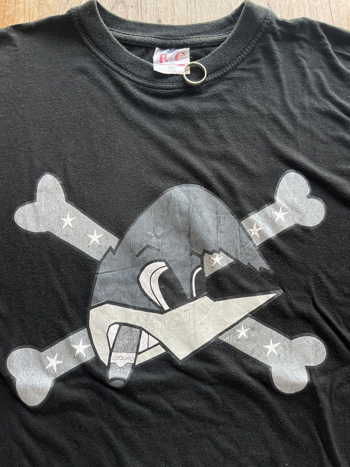 Band Tees × Vintage Vtg LOQUILLO Y TROGLODITAS Band Tshirt Size US M / EU 48-50 / 2 - 6 Thumbnail