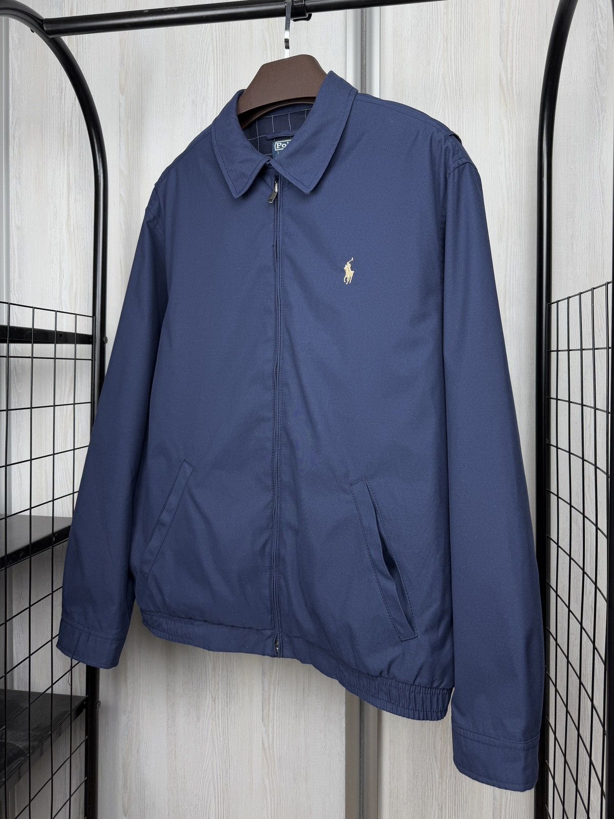 Polo Ralph Lauren VINTAGE POLO Ralph Lauren Jacket Full Zip Checkered Bomber Size US L / EU 52-54 / 3 - 5 Thumbnail