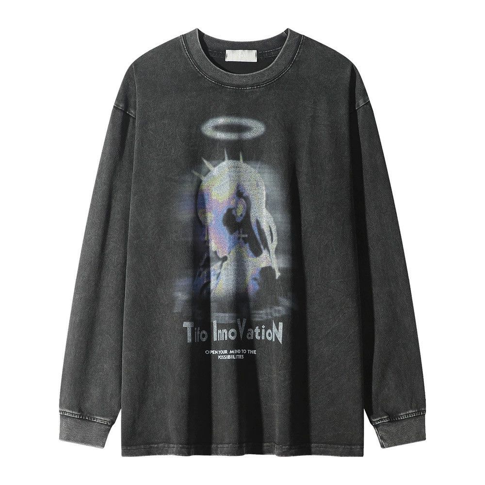 Vintage Men's casual distressed washed character print T-shirt Size US M / EU 48-50 / 2 - 1 Thumbnail