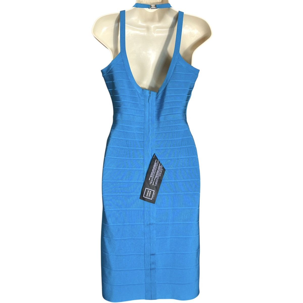 Herve Leger NWT Herve Leger LUCEE Bandage Dress Halter Turquoise M Size M / US 6-8 / IT 42-44 - 4 Thumbnail