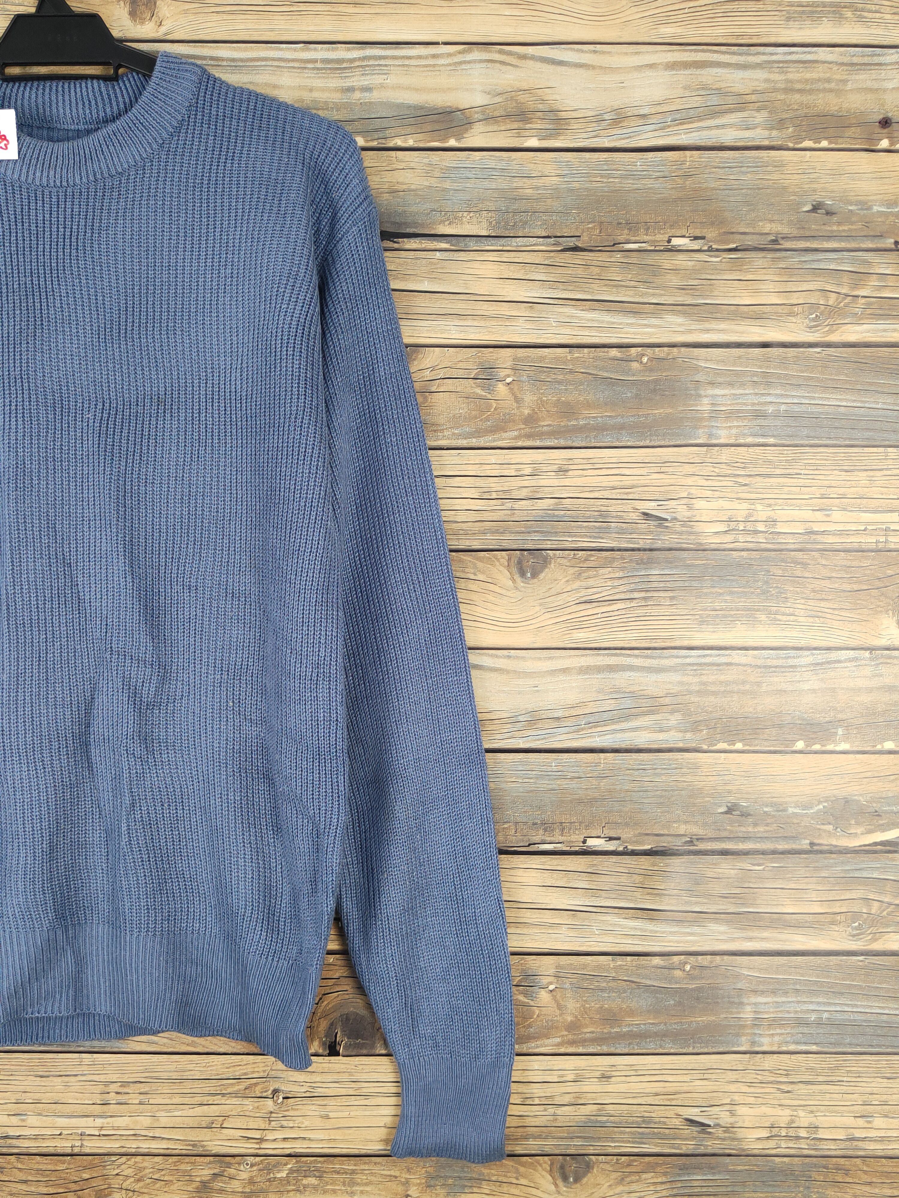 Homespun Knitwear × Japanese Brand × Vintage Japanese Brand Blue Knitwear Sweatshirts #W1293 Size S / US 4 / IT 40 - 5 Thumbnail
