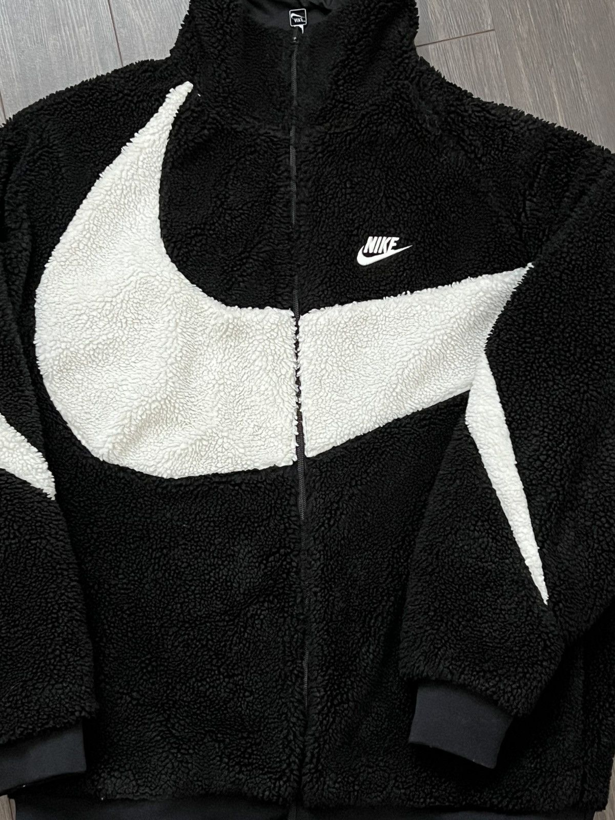 Nike Nike Swoosh Reversible Fleece Full Zip Jacket XL Size US XL / EU 56 / 4 - 1 Thumbnail