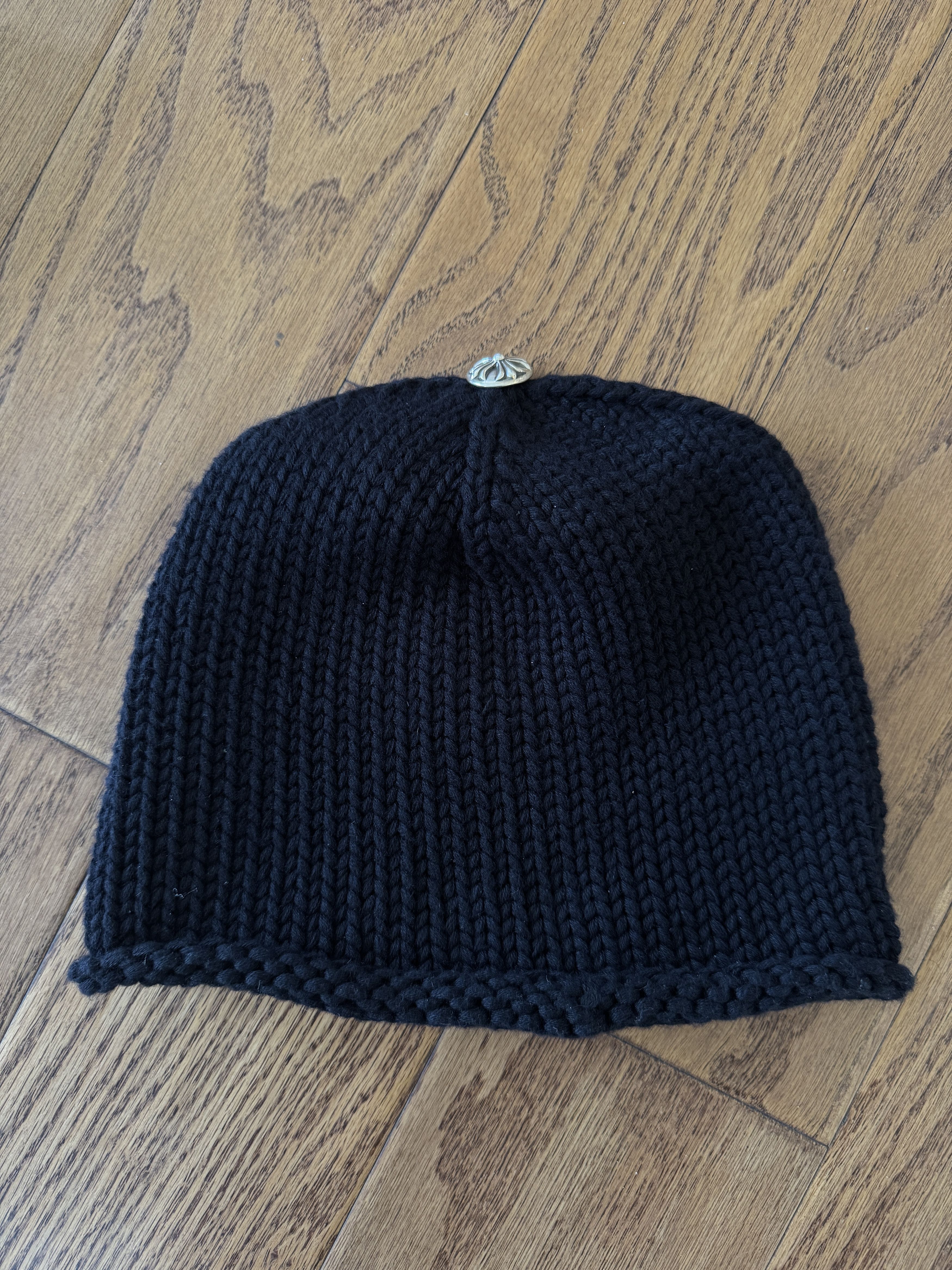 Chrome Hearts Chrome Hearts Cashmere Beanie with Cross Patch Size ONE SIZE - 3 Thumbnail
