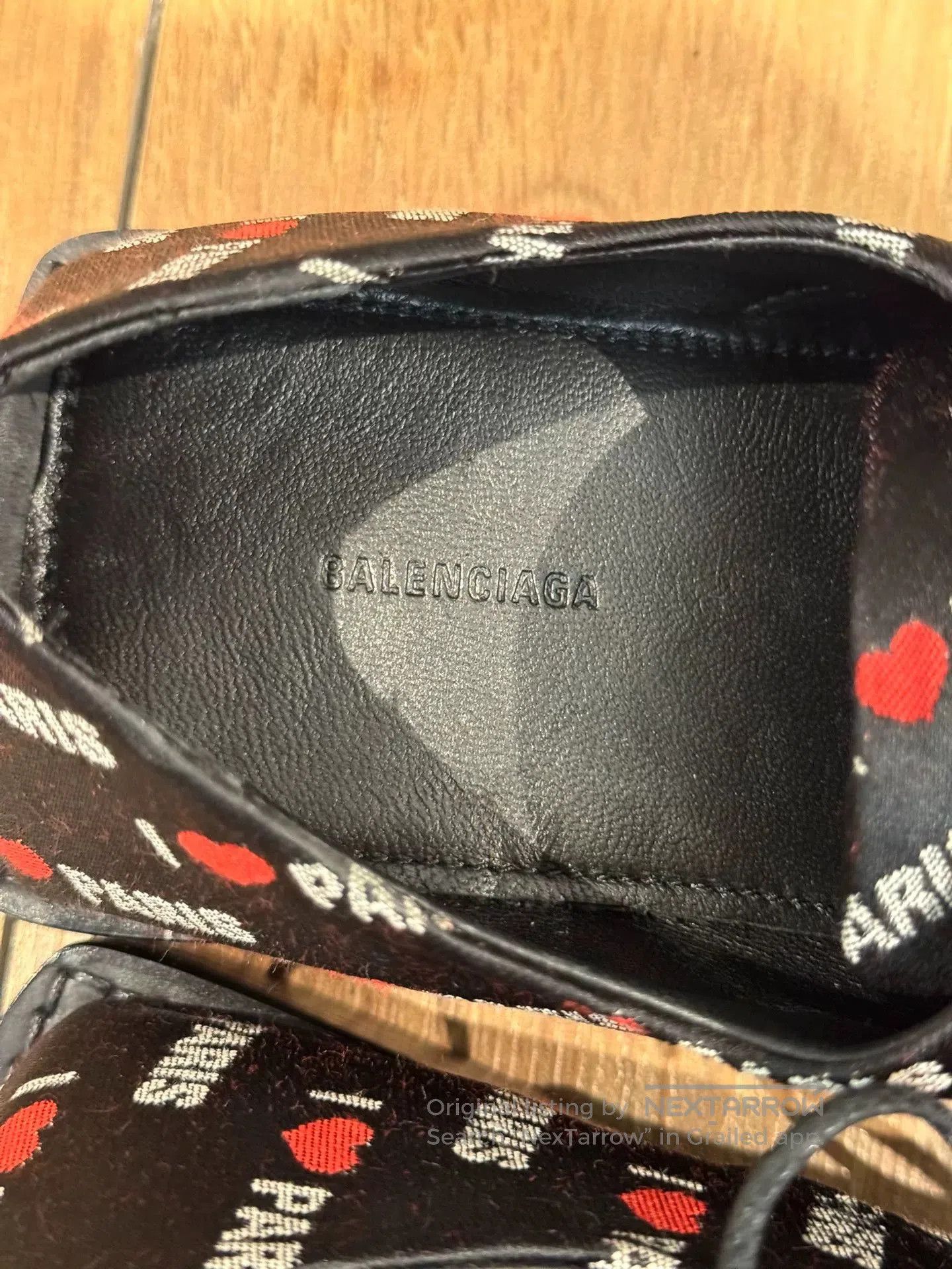 Balenciaga Balenciaga Square Toe 'I Love Paris' Derby Shoes. Size US 7 / EU 40 - 3 Thumbnail