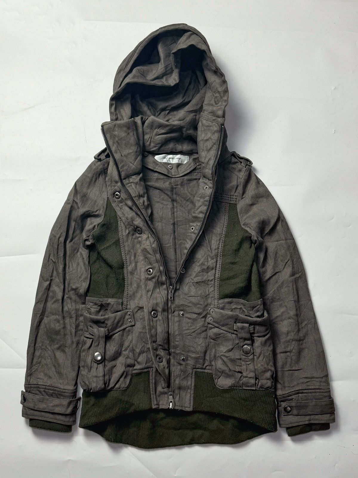 Issey Miyake × Japanese Brand Japanese Double Hoodie Deep Jacket Goa lgb styled Size US S / EU 44-46 / 1 - 2 Thumbnail