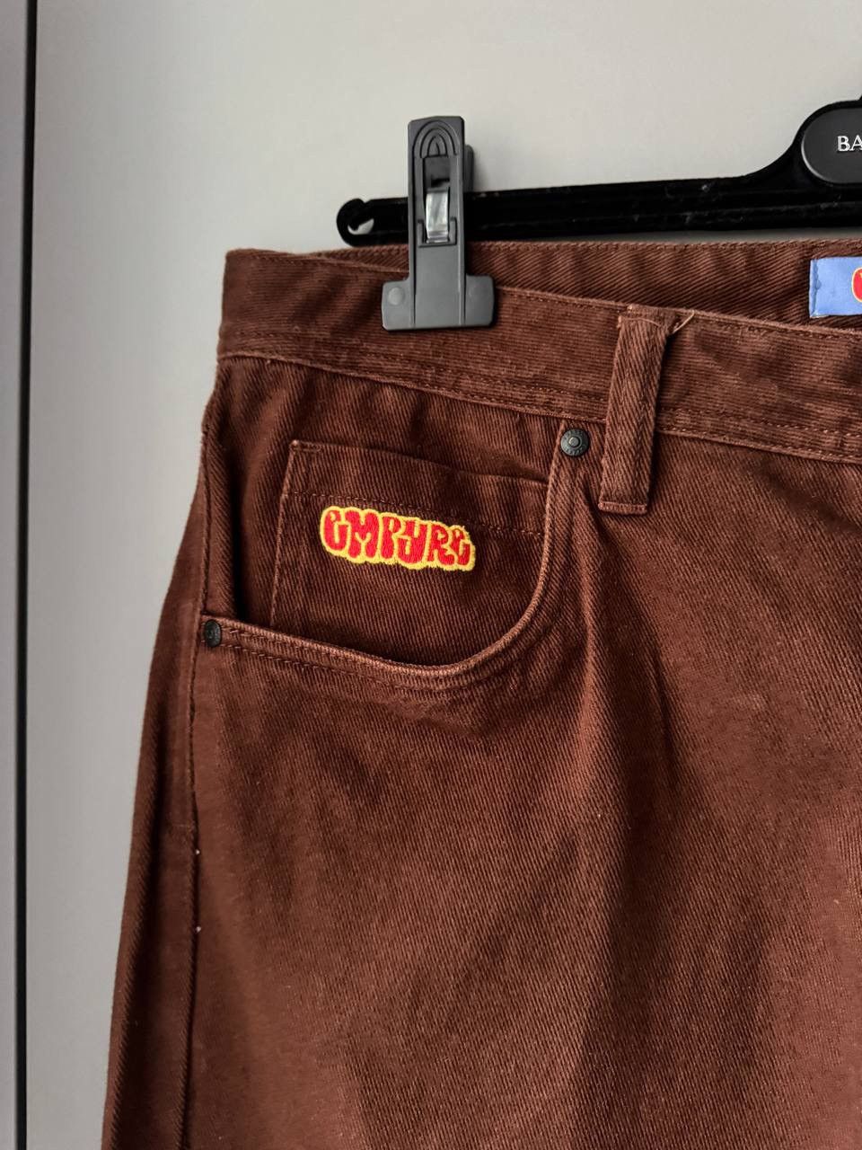 Empyre × Vintage Crazy Empyre Baggy Wide Leg Embroidered Pants Size US 34 / EU 50 - 3 Thumbnail