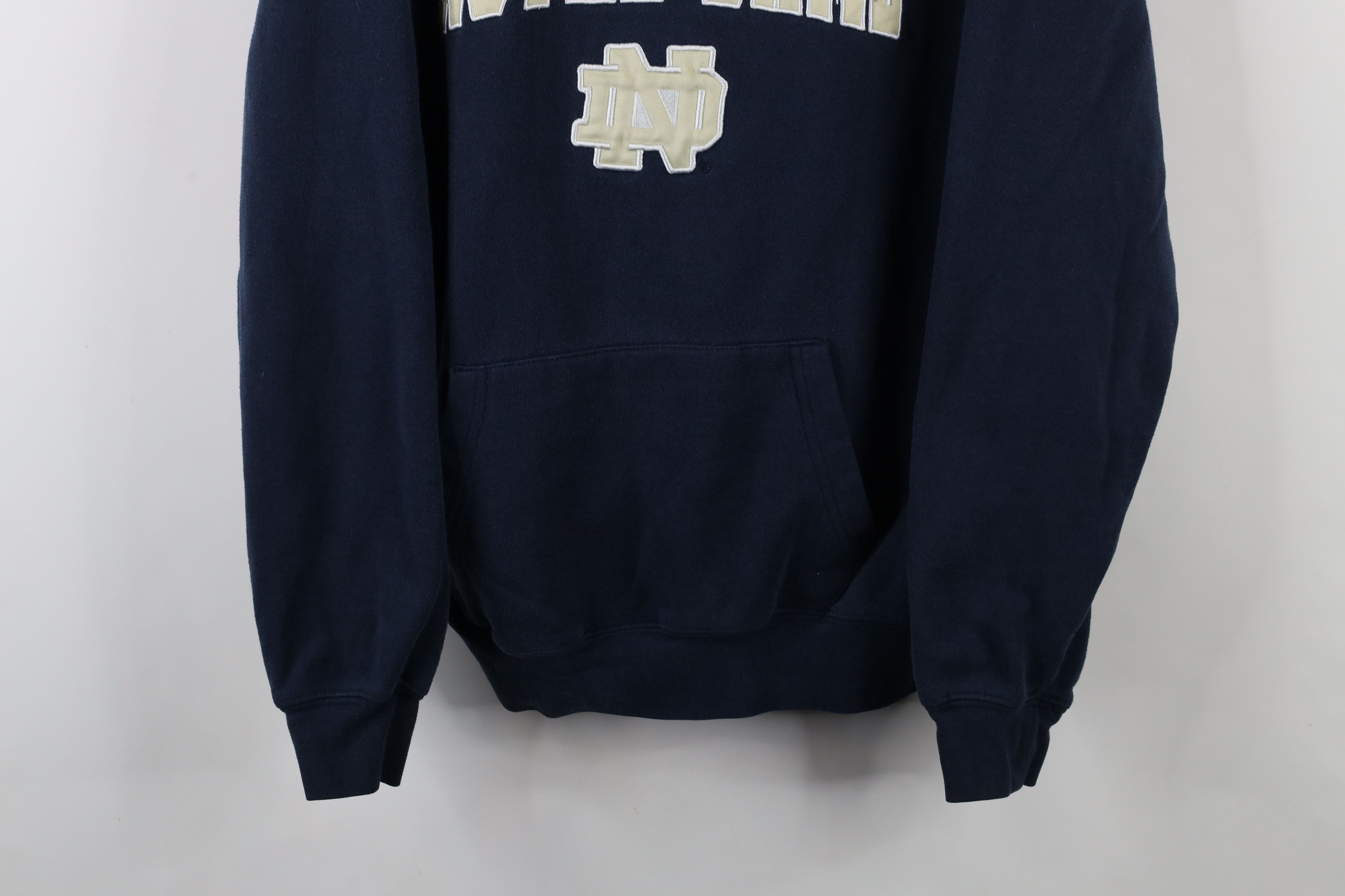 Vintage Vintage Spell Notre Dame University Hoodie Sweatshirt Blue Size US M / EU 48-50 / 2 - 3 Thumbnail