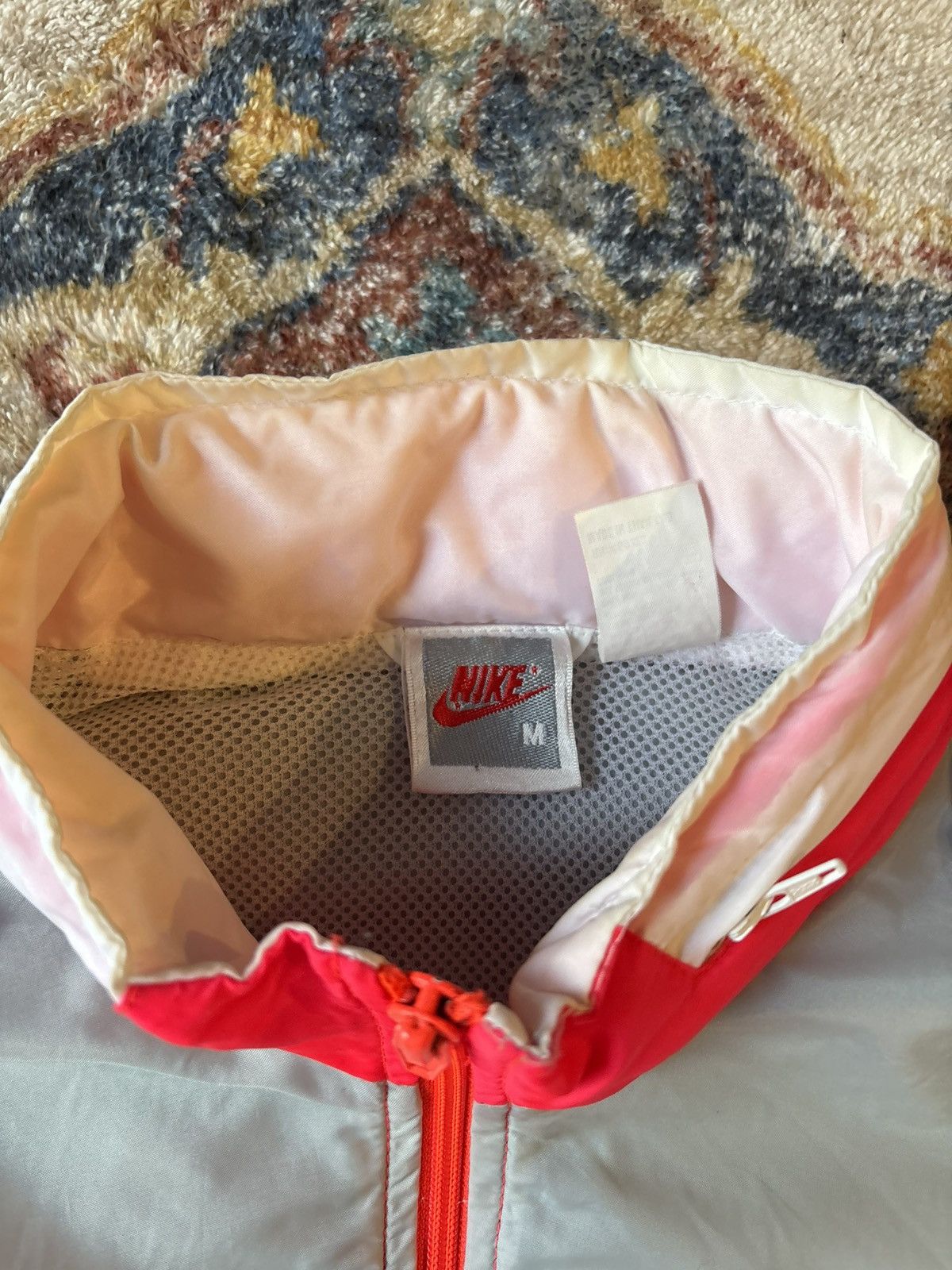 Nike Vintage 80s Nike Colour Blocked Zip-up Light Jacket Medium Size US M / EU 48-50 / 2 - 3 Thumbnail