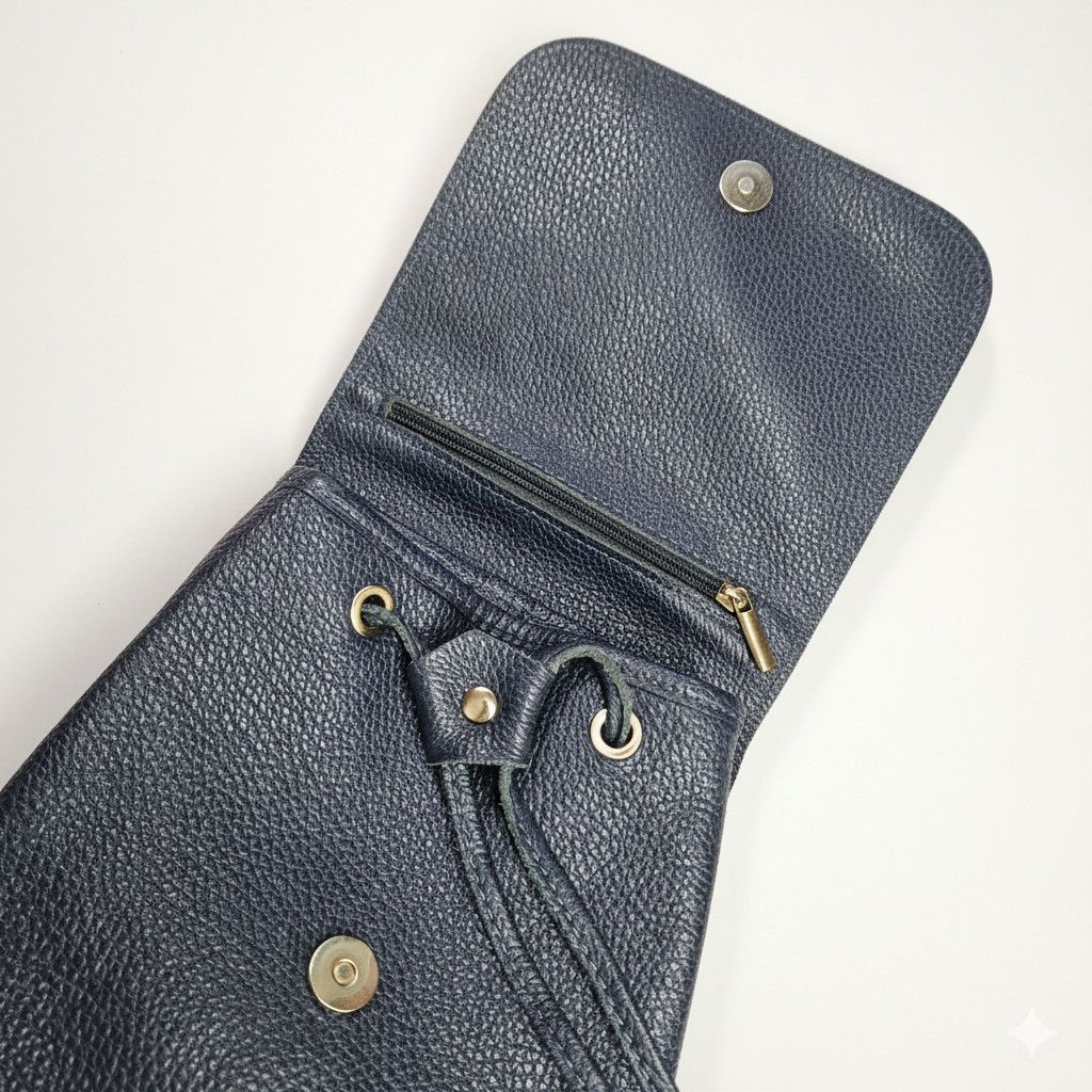 Vera Pelle Vera Pelle 9x10x4.5" Backpack Crossbody Convertible Strap Size ONE SIZE - 10 Thumbnail