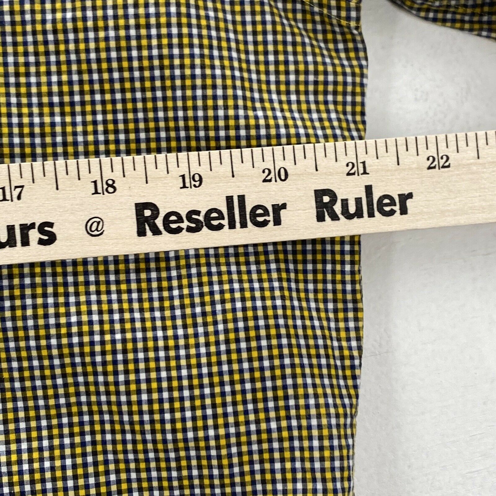 Ben Sherman Ben Sherman Mens XL Long Sleeve Button Down Yellow PLAID Size US XL / EU 56 / 4 - 9 Thumbnail
