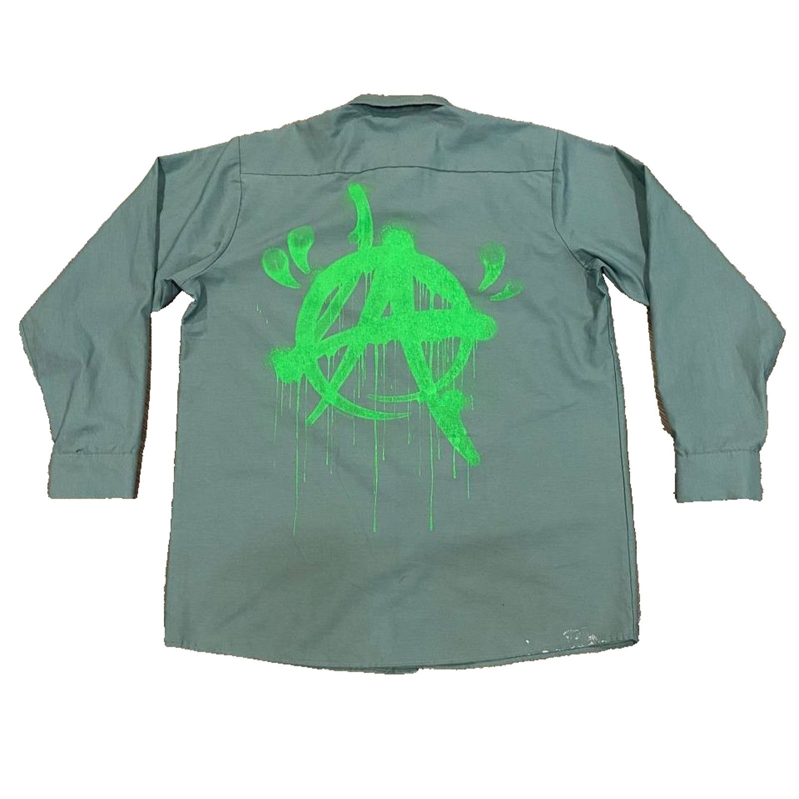 Other Punk LA Anarchy Neon Green Landscape Red Cap sz L Size US L / EU 52-54 / 3 - 1 Thumbnail