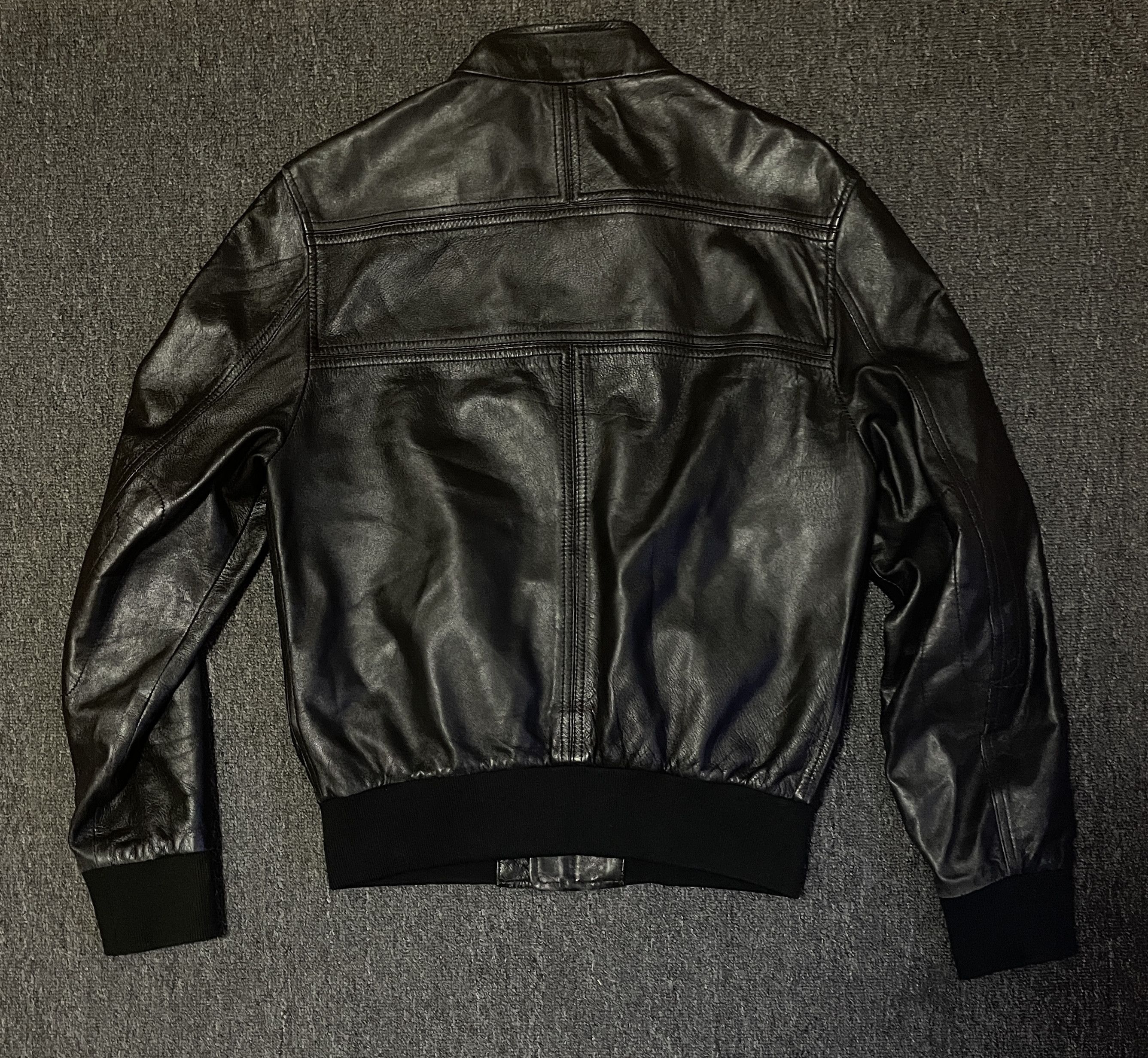 D&G LEATHER RIDER JACKET size L 【公式通販】