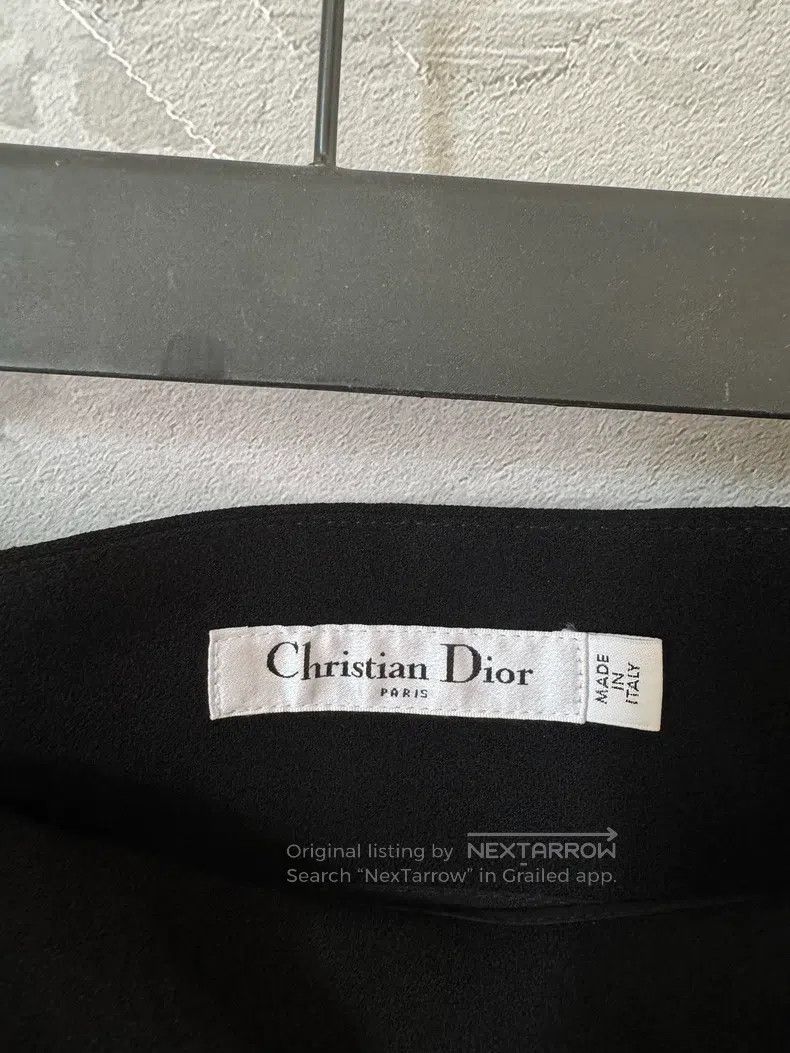 Dior Dior Black silk skirt Size 25" / US 0 / IT 36 - 4 Thumbnail