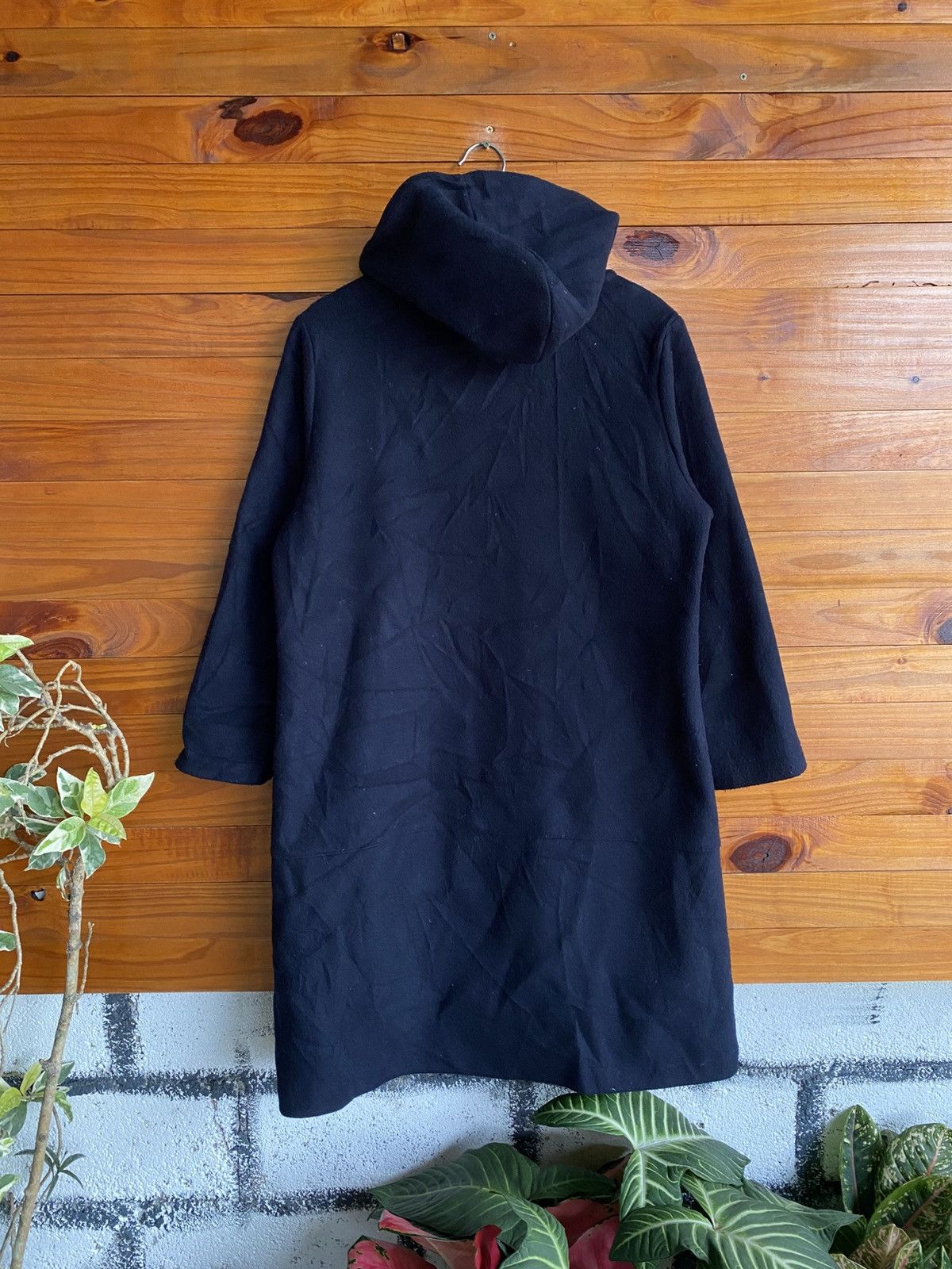 Japanese Brand Arancio Aran Hooded Long Coat Wool Blend Minimalist Style Size M / US 6-8 / IT 42-44 - 7 Thumbnail