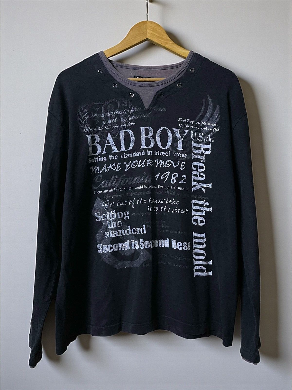 If Six Was Nine Badboy Japan Break The Mold Double Layered Longsleeve Size US XL / EU 56 / 4 - 1 Thumbnail