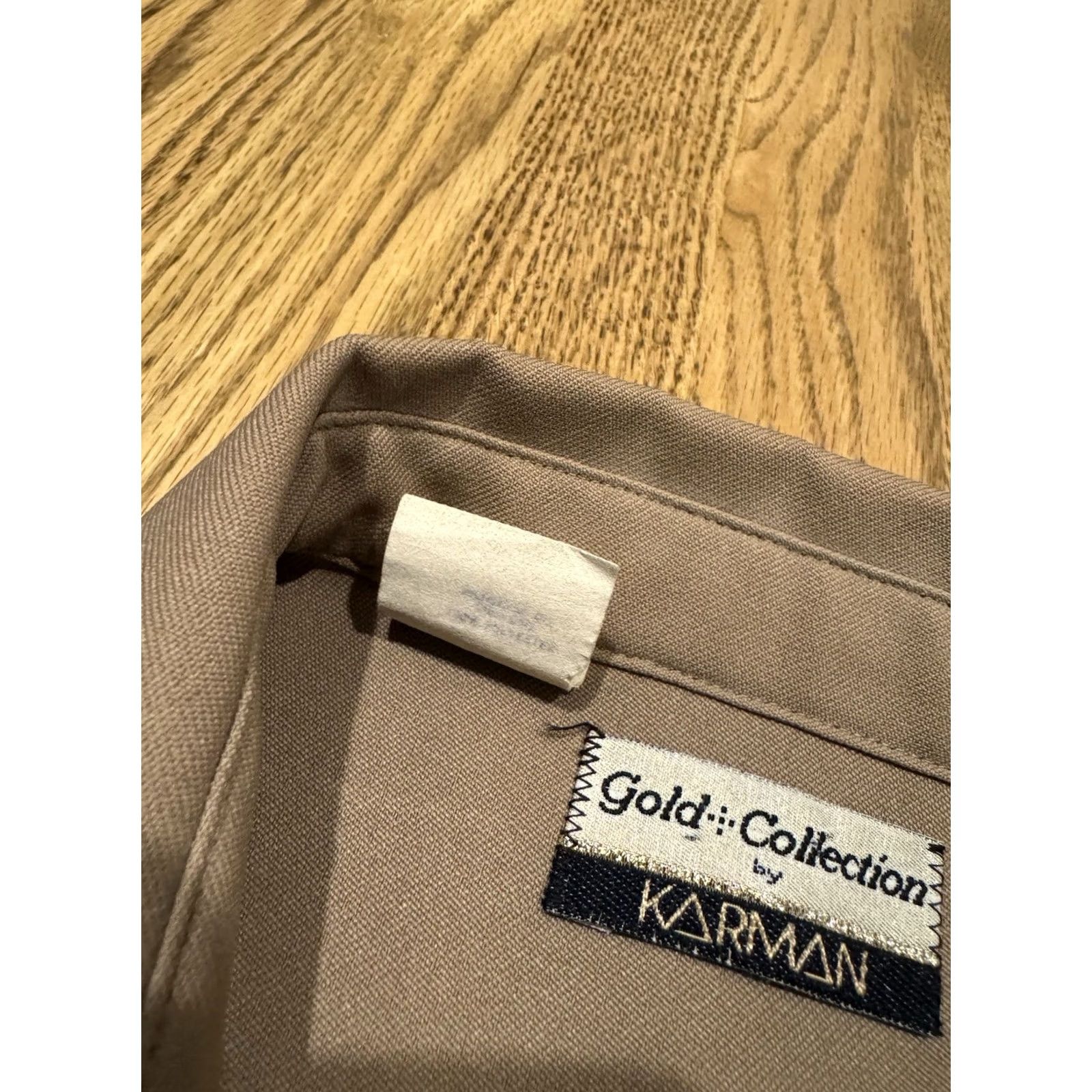 Vintage VINTAGE Gold Collection by Karman Pearl Snap Western Shirt XL Beige Eagle Cowboys Retro Vintage Men Button-Up Long Sleeve Collared Snap 1980s/90s? Size US XL / EU 56 / 4 - 4 Thumbnail