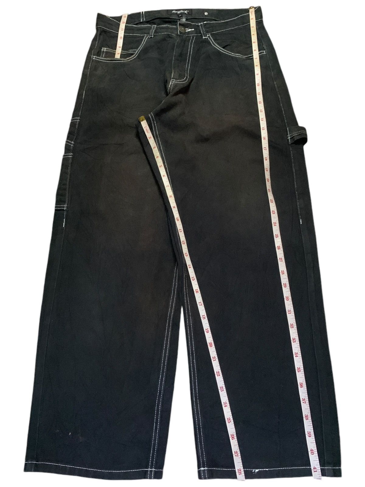 Avirex Vintage Avirex Buckle Back Carpenter Style Baggy Jeans Size US 33 - 13 Thumbnail