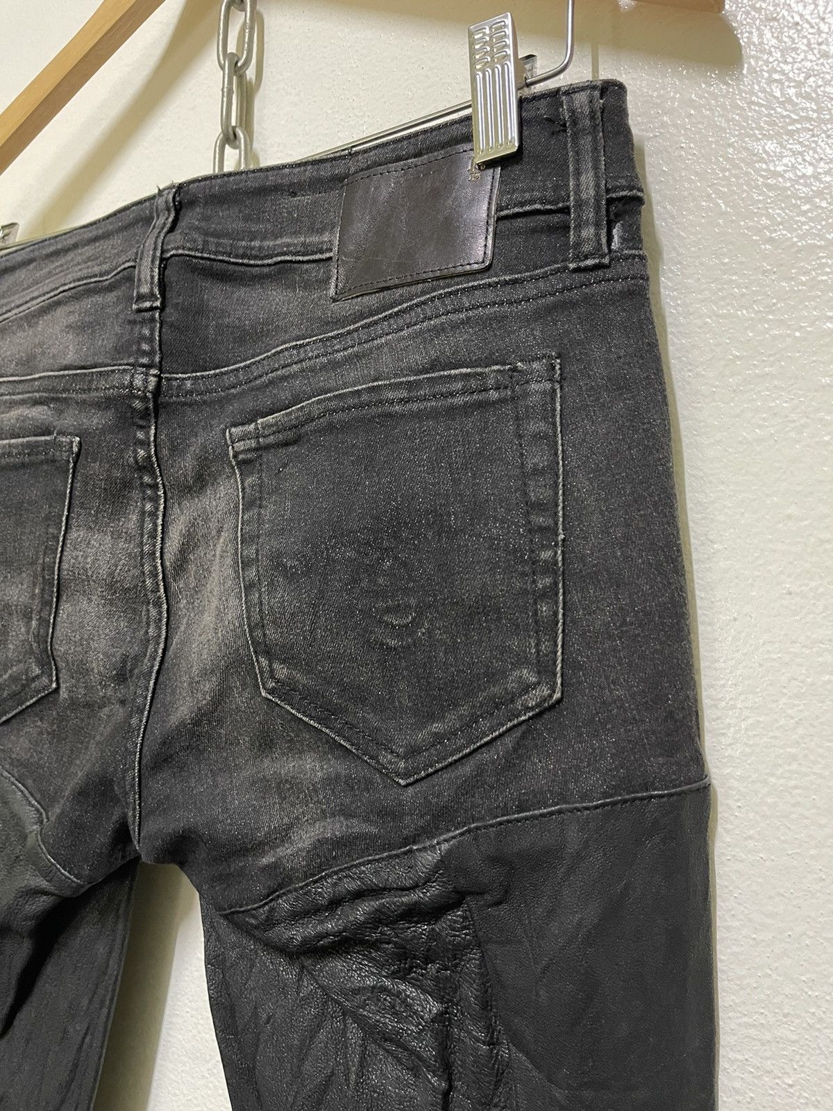 R13 R13 Black Chaps Jeans Size 30" / US 8 / IT 44 - 13 Thumbnail