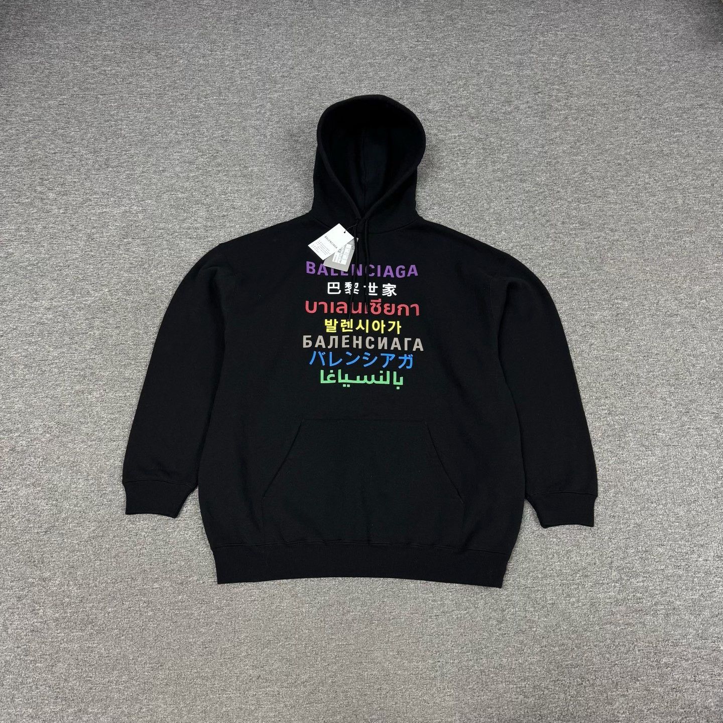 Balenciaga Balenciaga Seven Languages Hoodie Size US L / EU 52-54 / 3 - 1 Thumbnail