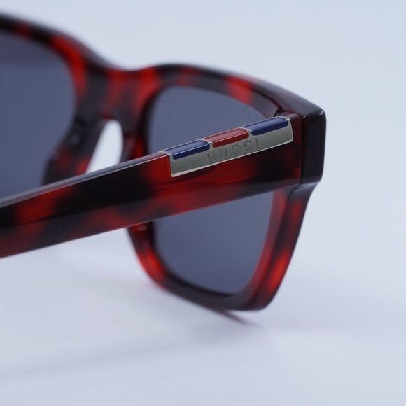 Gucci 🕶️ New Gucci GG1889S 003 Sunglasses - Red Havana Frame Size ONE SIZE - 5 Thumbnail