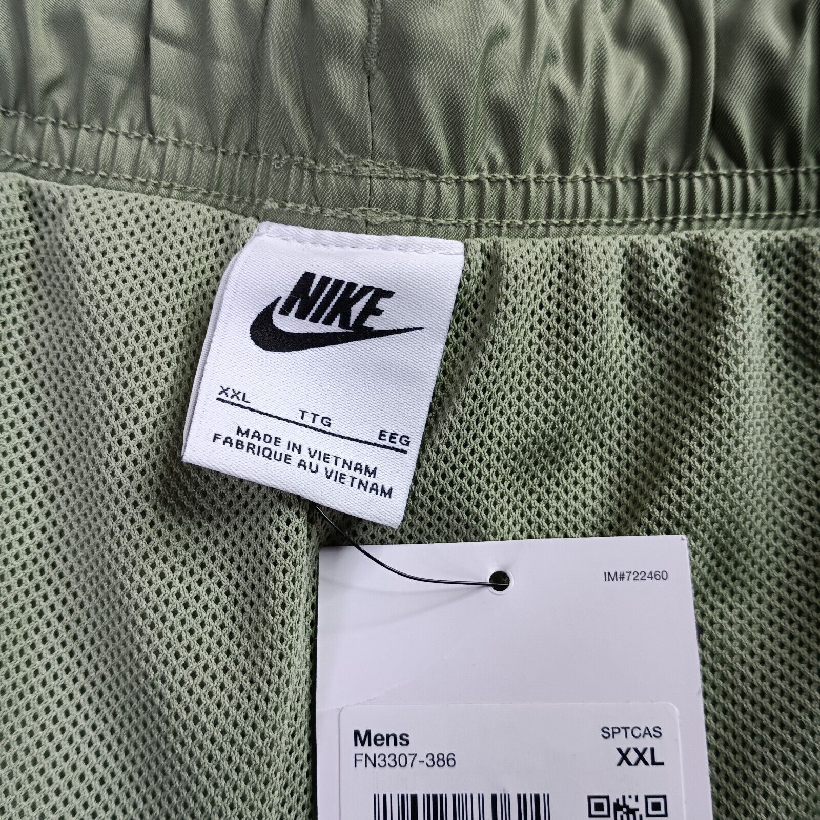 Nike Nike Men's Club Flow Relaxed Fit 6" Shorts Green Size 2XL Size US 42 / EU 58 - 4 Thumbnail