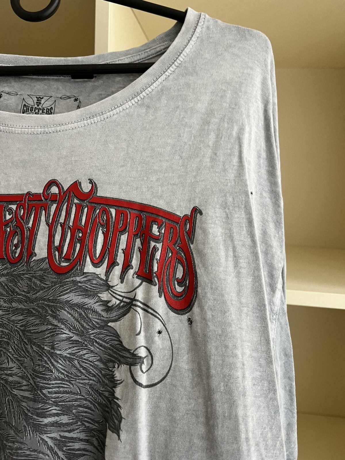 West Coast Choppers Vintage West Coast Choppers Tee T-Shirt Motorcycle Size US XXL / EU 58 / 5 - 9 Thumbnail