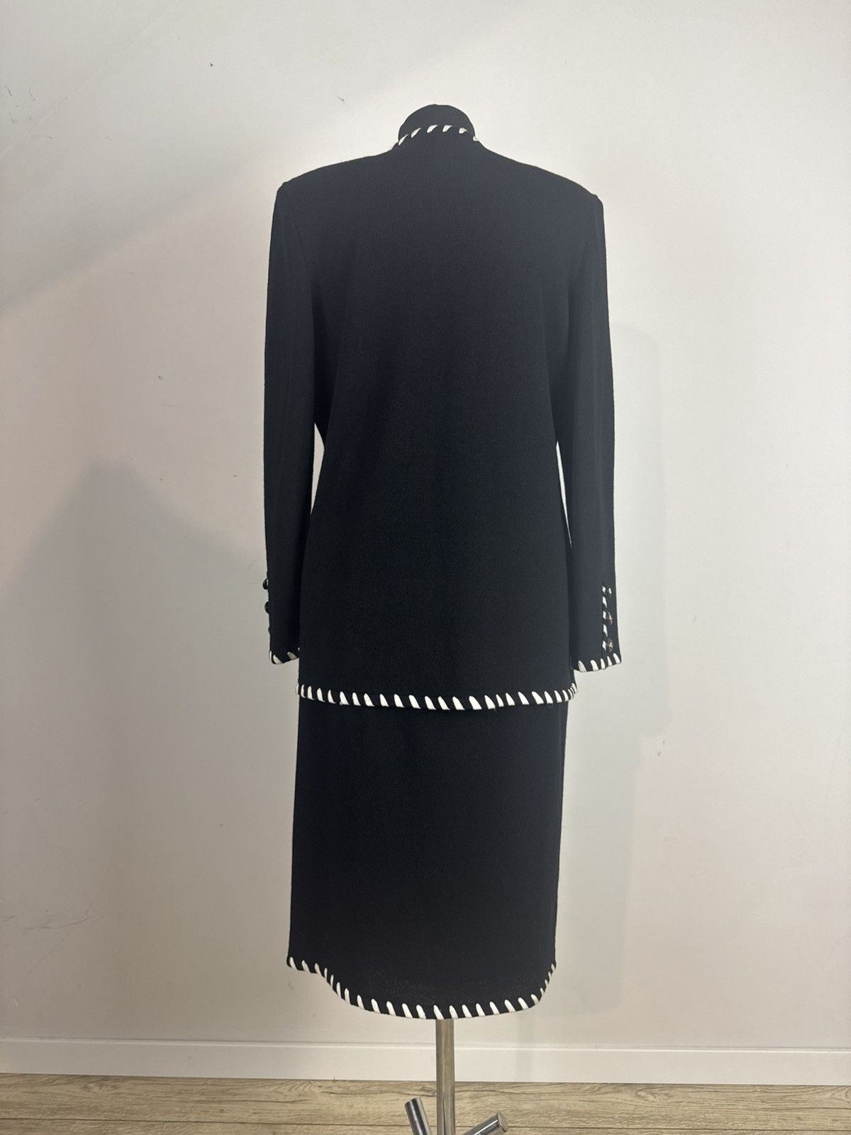 Other Elegance Paris vintage knit two-piece set with trim. Size L / US 10 / IT 46 - 5 Thumbnail