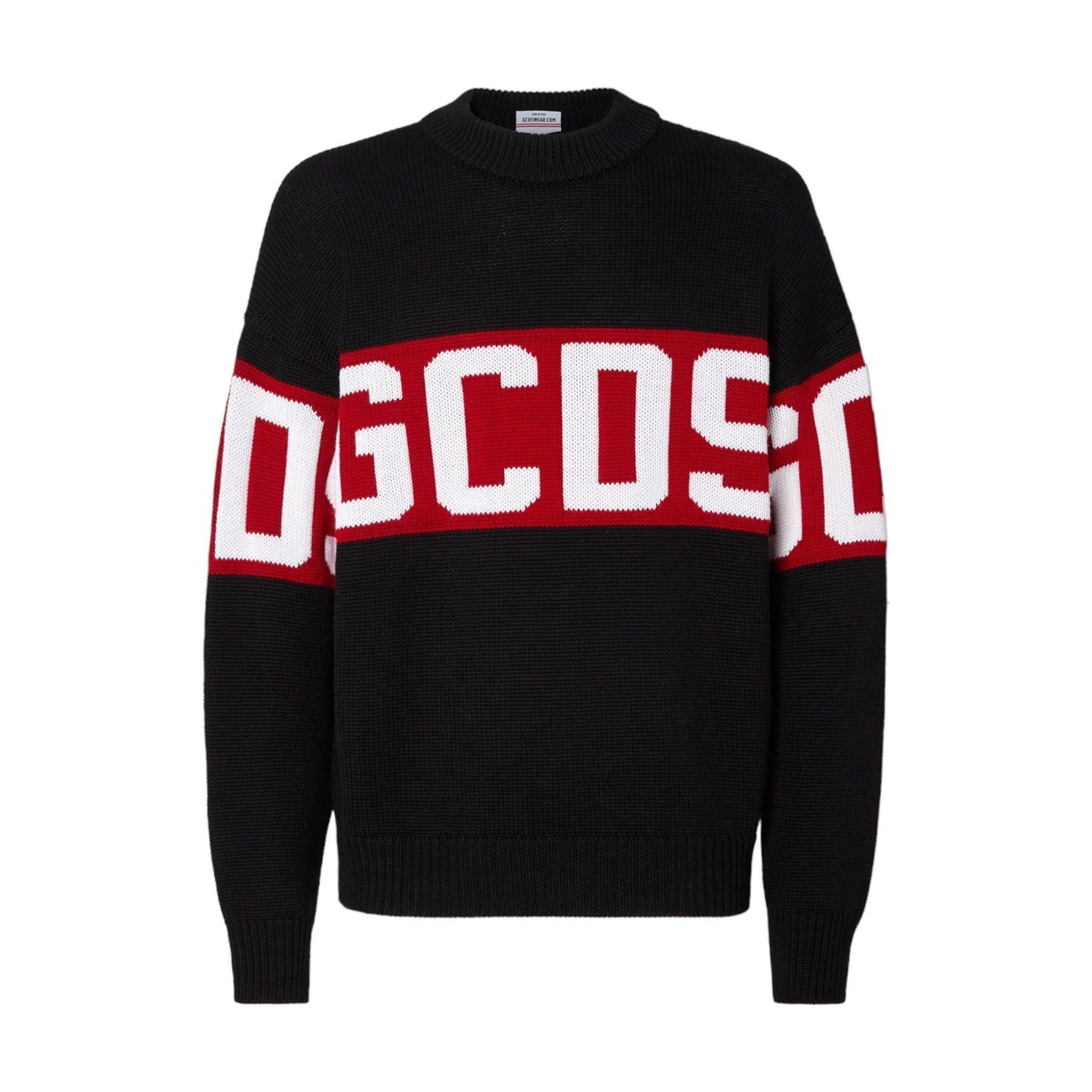 Wool Logo Band Sweater Black Red Medium -, Men's — image 3 of 3