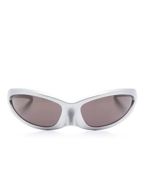 Balenciaga Balenciaga Skin Cat Silver Sunglasses Demna Size ONE SIZE - 5 Thumbnail