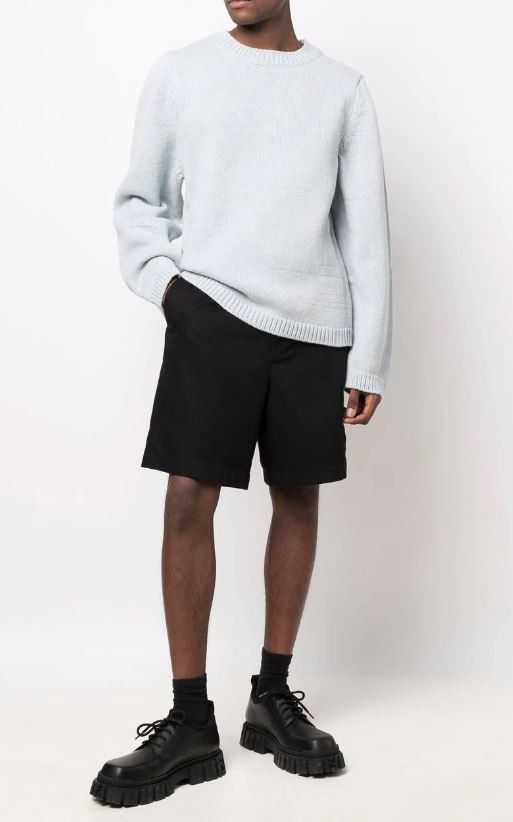 Raf Simons BNWT Raf Simons baby blue oversize faulty stitch sweater Size US S / EU 44-46 / 1 - 2 Thumbnail