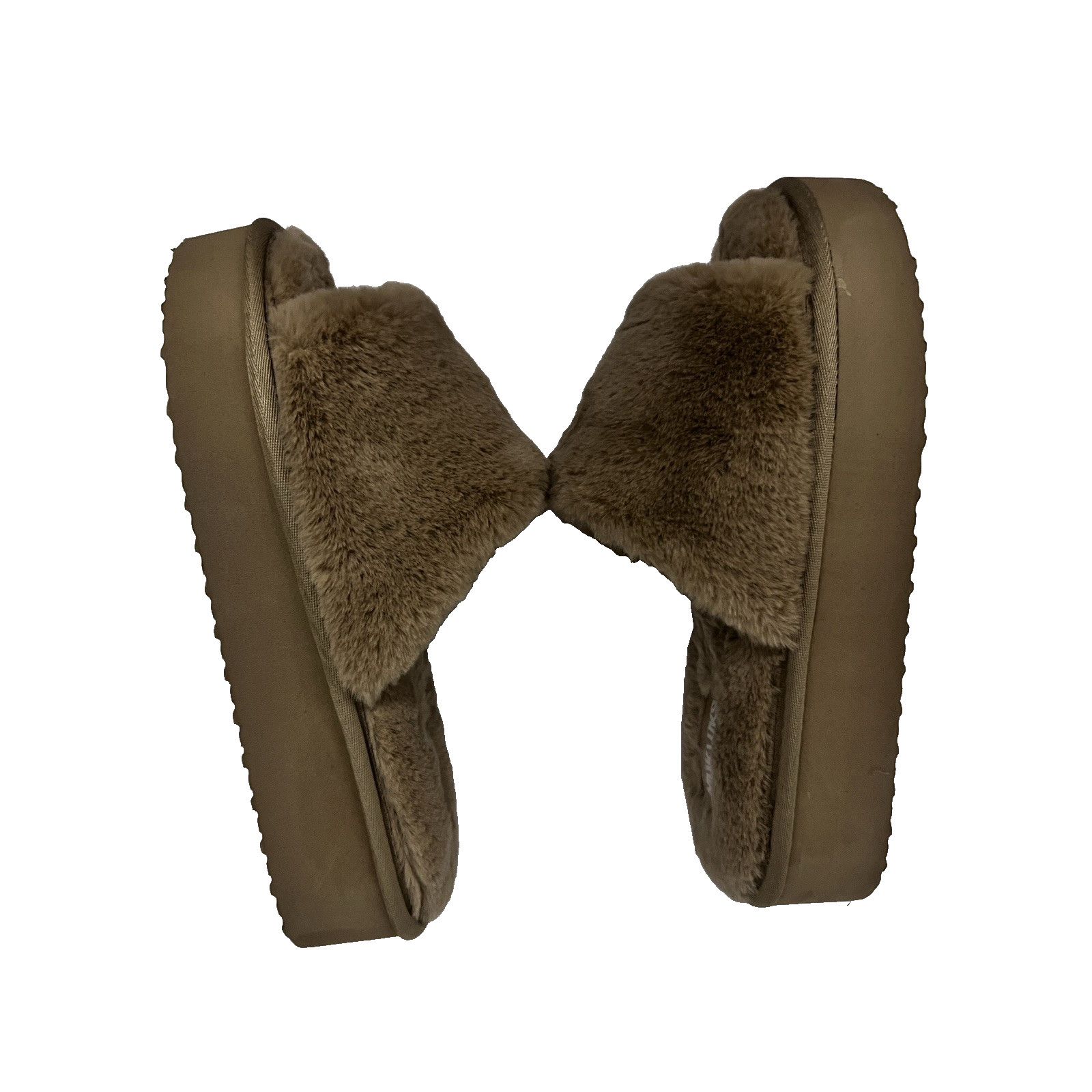 Other Muk Luks Kirsty Faux Fur Slide Slippers Womens US 7/8 New Size US 7 / IT 37 - 5 Thumbnail