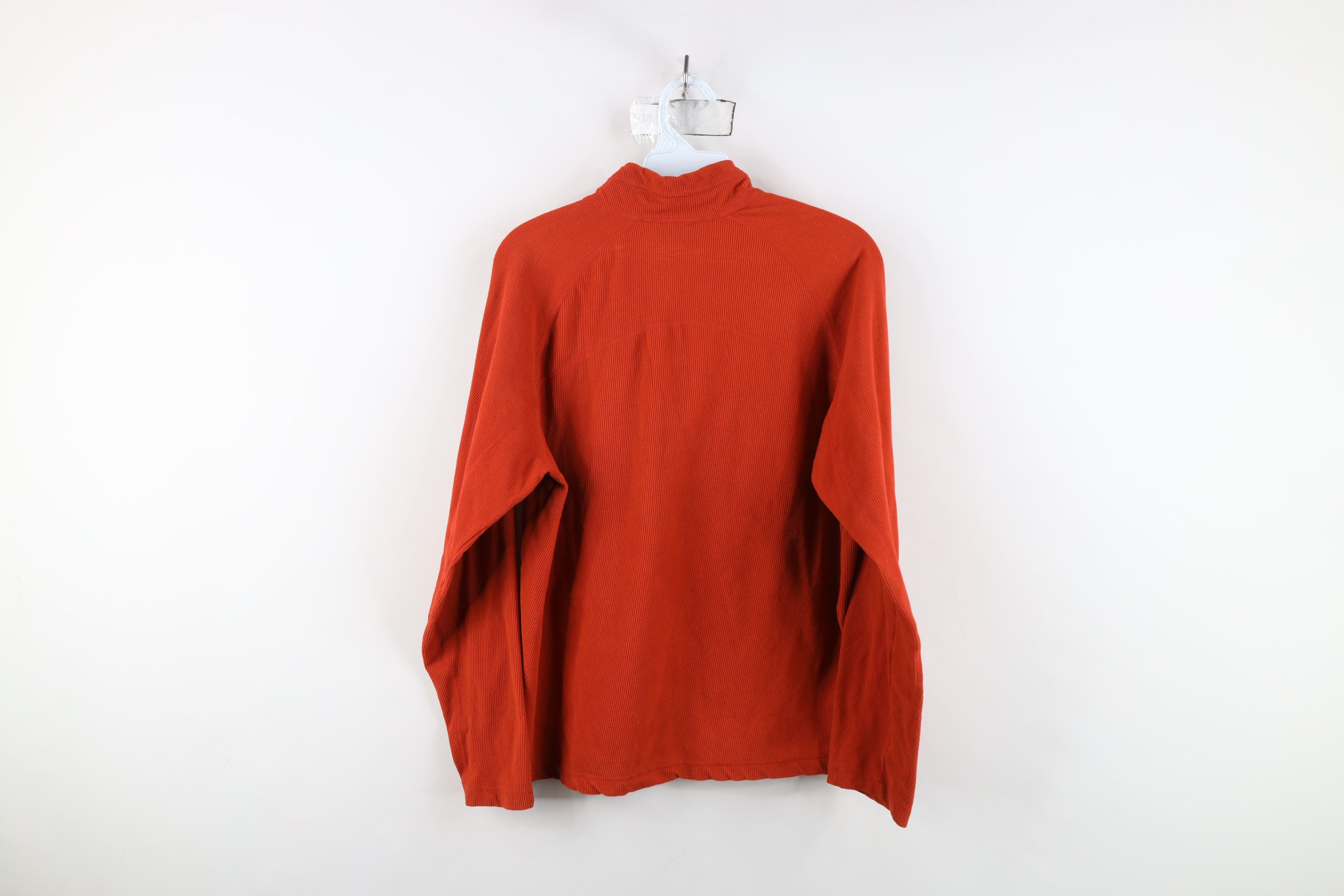 Nike Vintage Nike ACG Mini Swoosh Thermal Fleece Sweater Orange Size US S / EU 44-46 / 1 - 11 Thumbnail