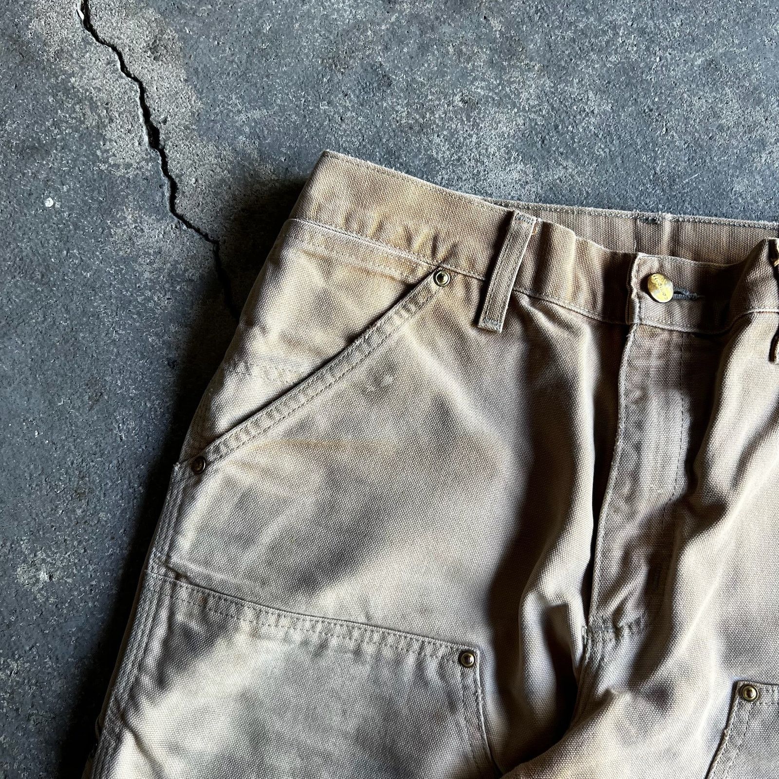 Carhartt × Vintage Carhartt brown double knee work wear carpenter pants Size US 30 / EU 46 - 6 Thumbnail